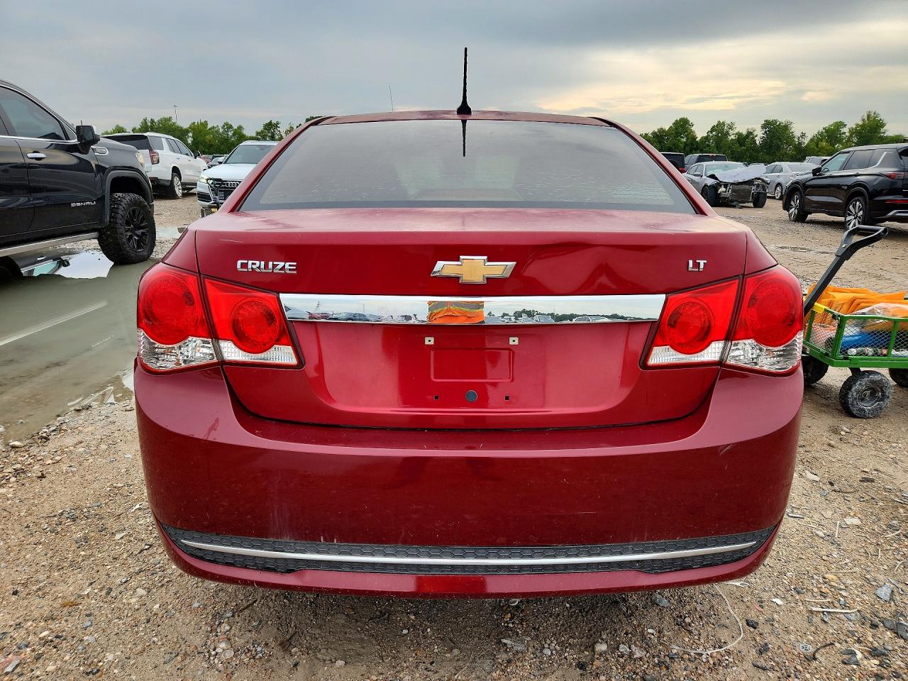 2014 Chevrolet Cruze Lt Burgundy vin: 1G1PE5SB0E7106399