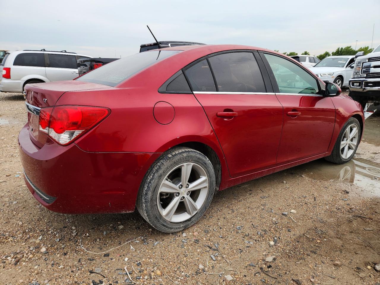 2014 Chevrolet Cruze Lt Burgundy vin: 1G1PE5SB0E7106399