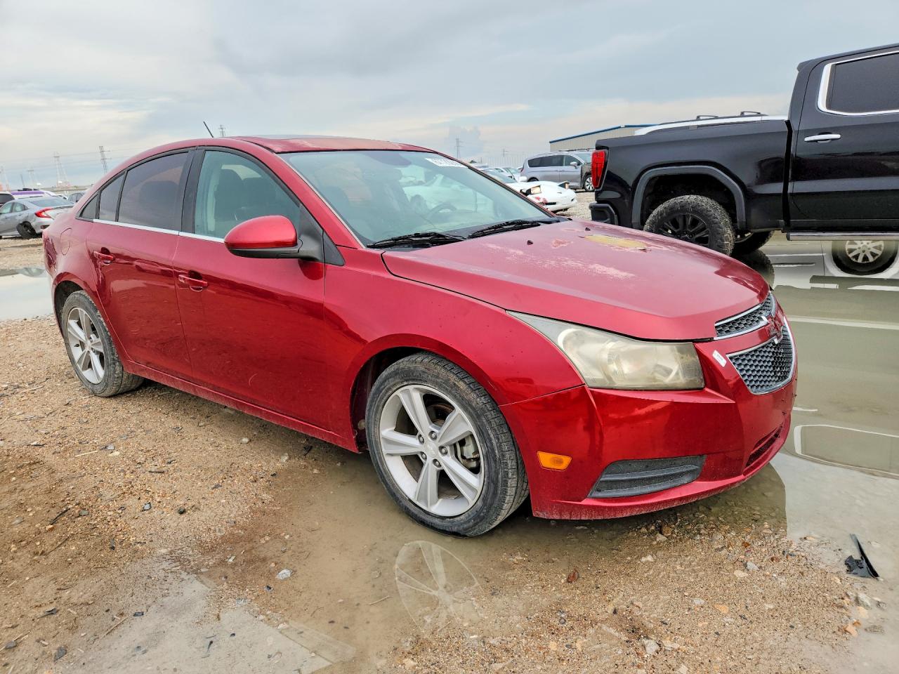 2014 Chevrolet Cruze Lt Burgundy vin: 1G1PE5SB0E7106399