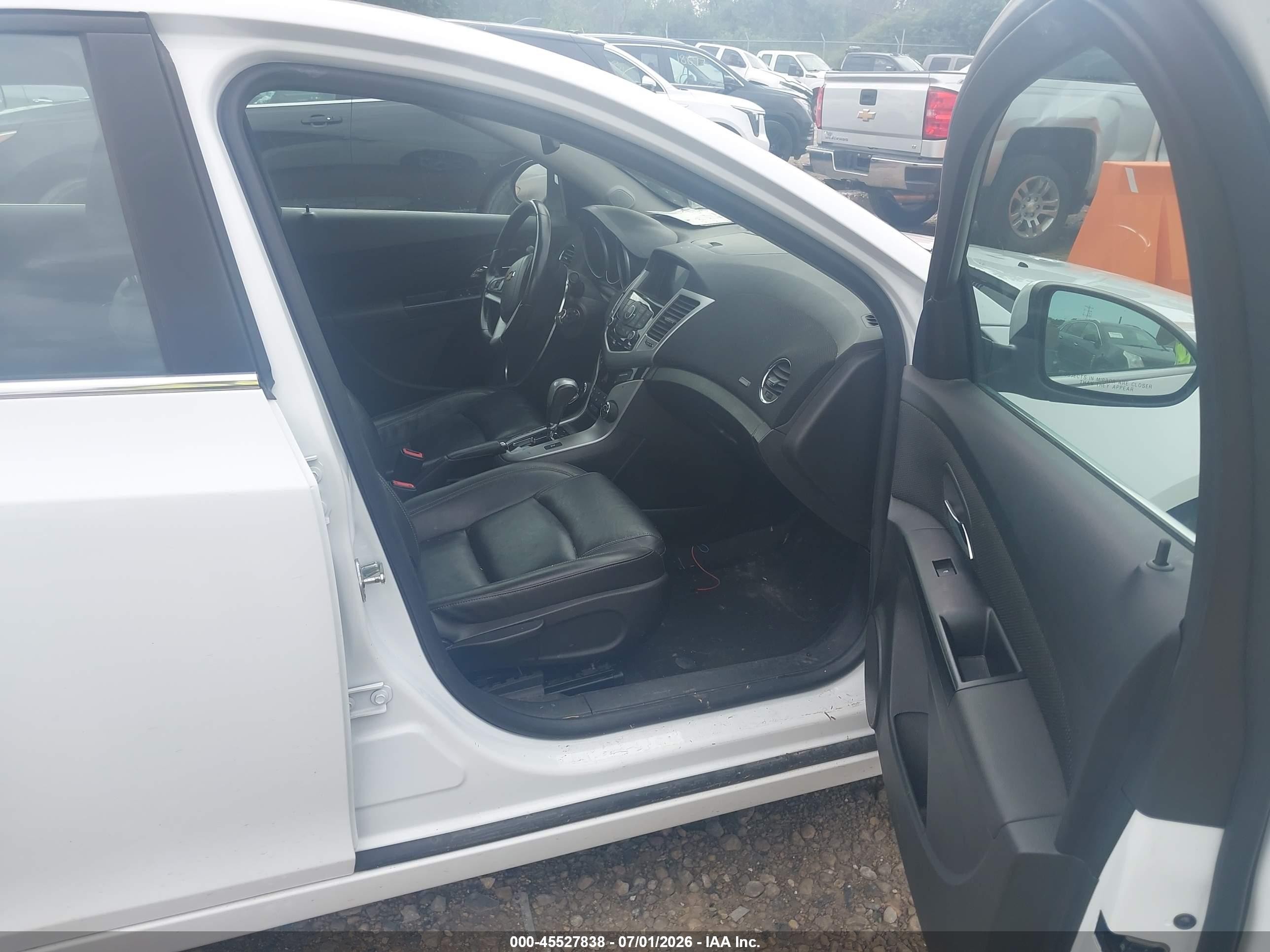 2014 Chevrolet Cruze 2lt Auto Белый vin: 1G1PE5SB0E7348268