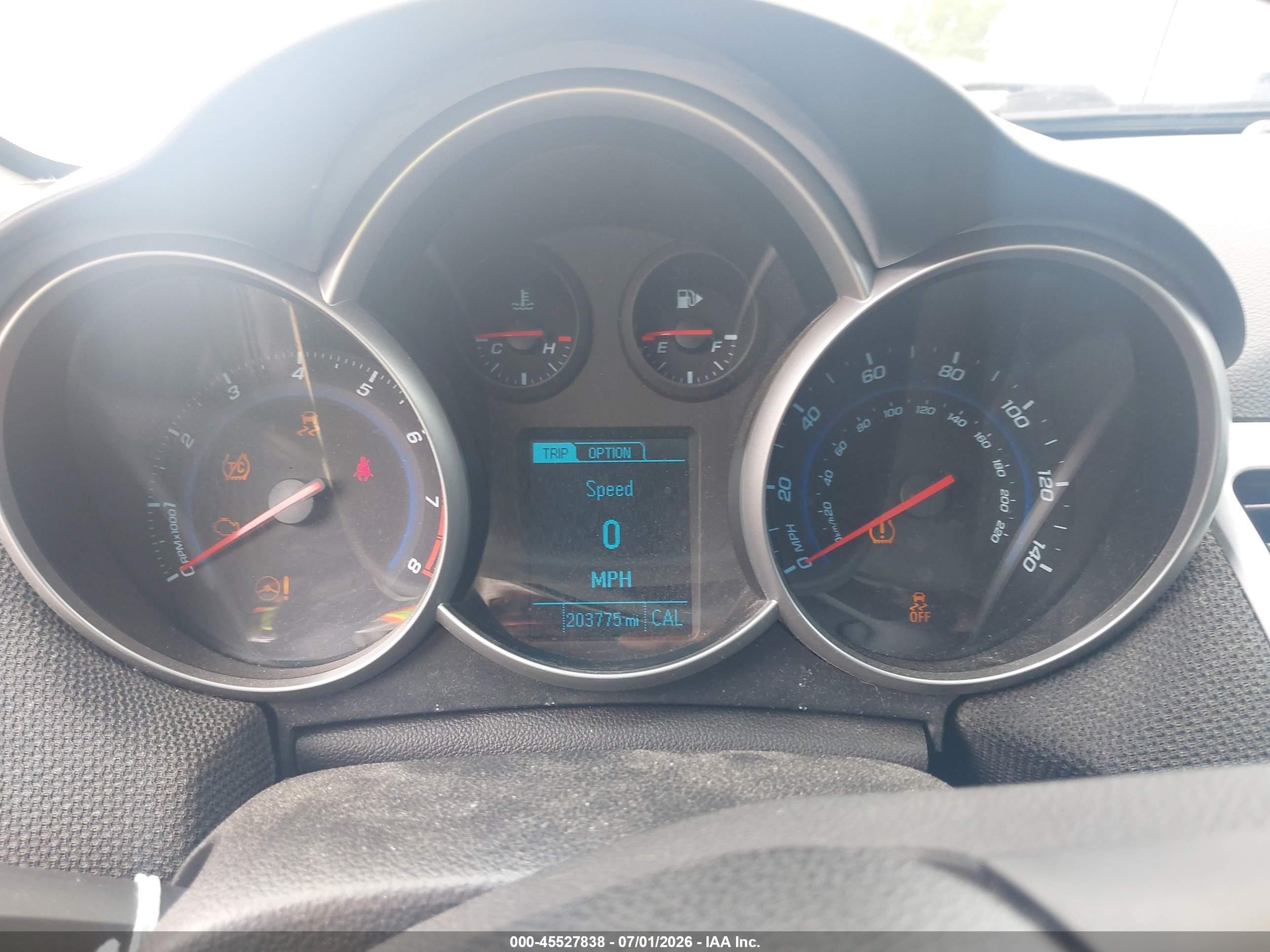 2014 Chevrolet Cruze 2lt Auto Белый vin: 1G1PE5SB0E7348268