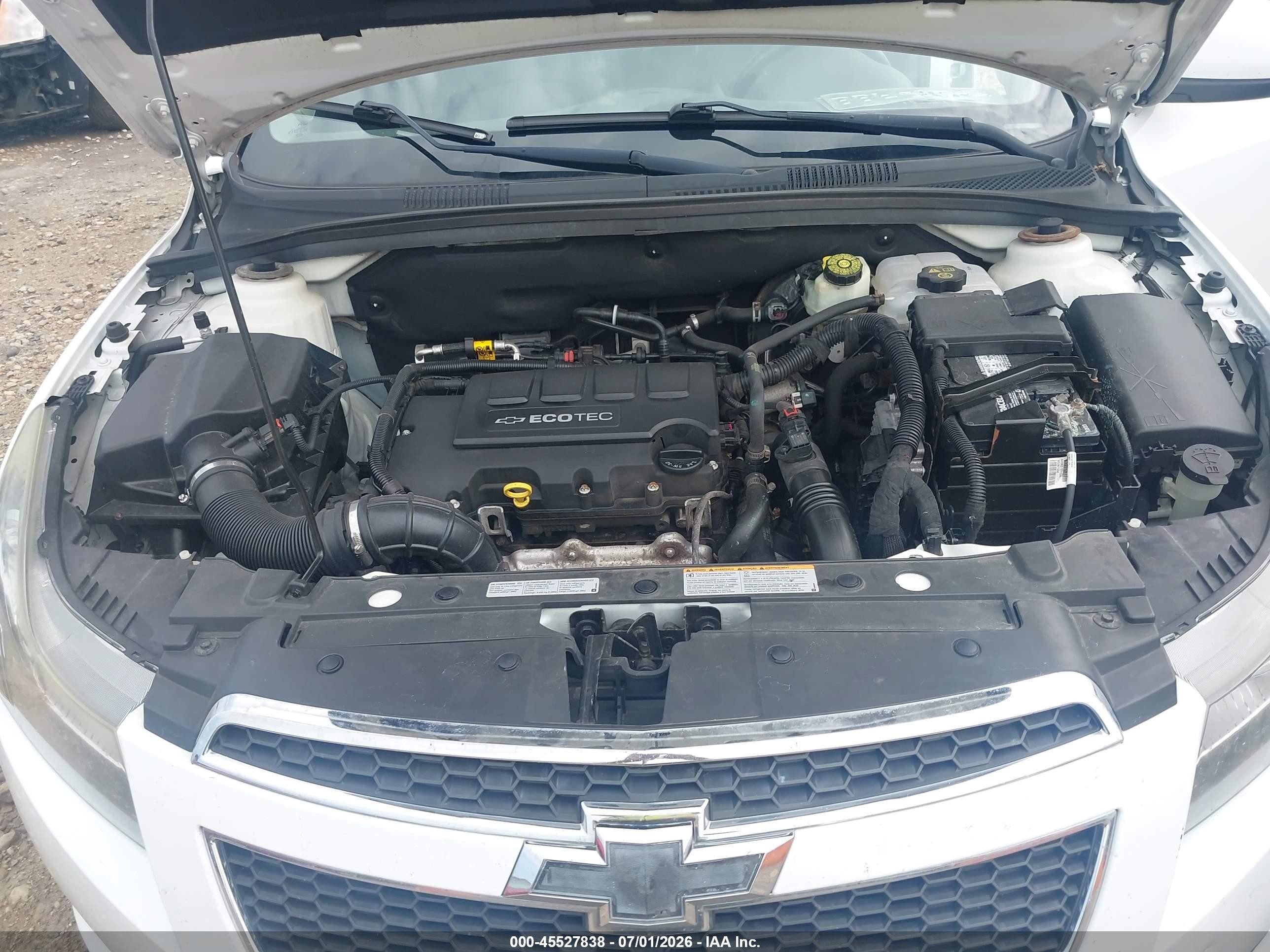 2014 Chevrolet Cruze 2lt Auto Белый vin: 1G1PE5SB0E7348268