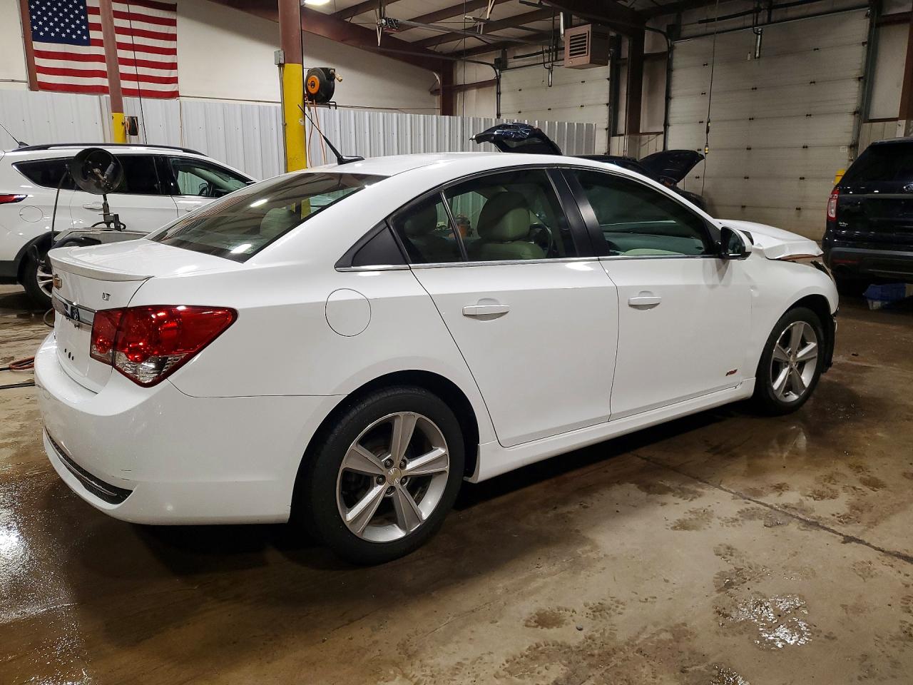2014 Chevrolet Cruze Lt White vin: 1G1PE5SB0E7449486