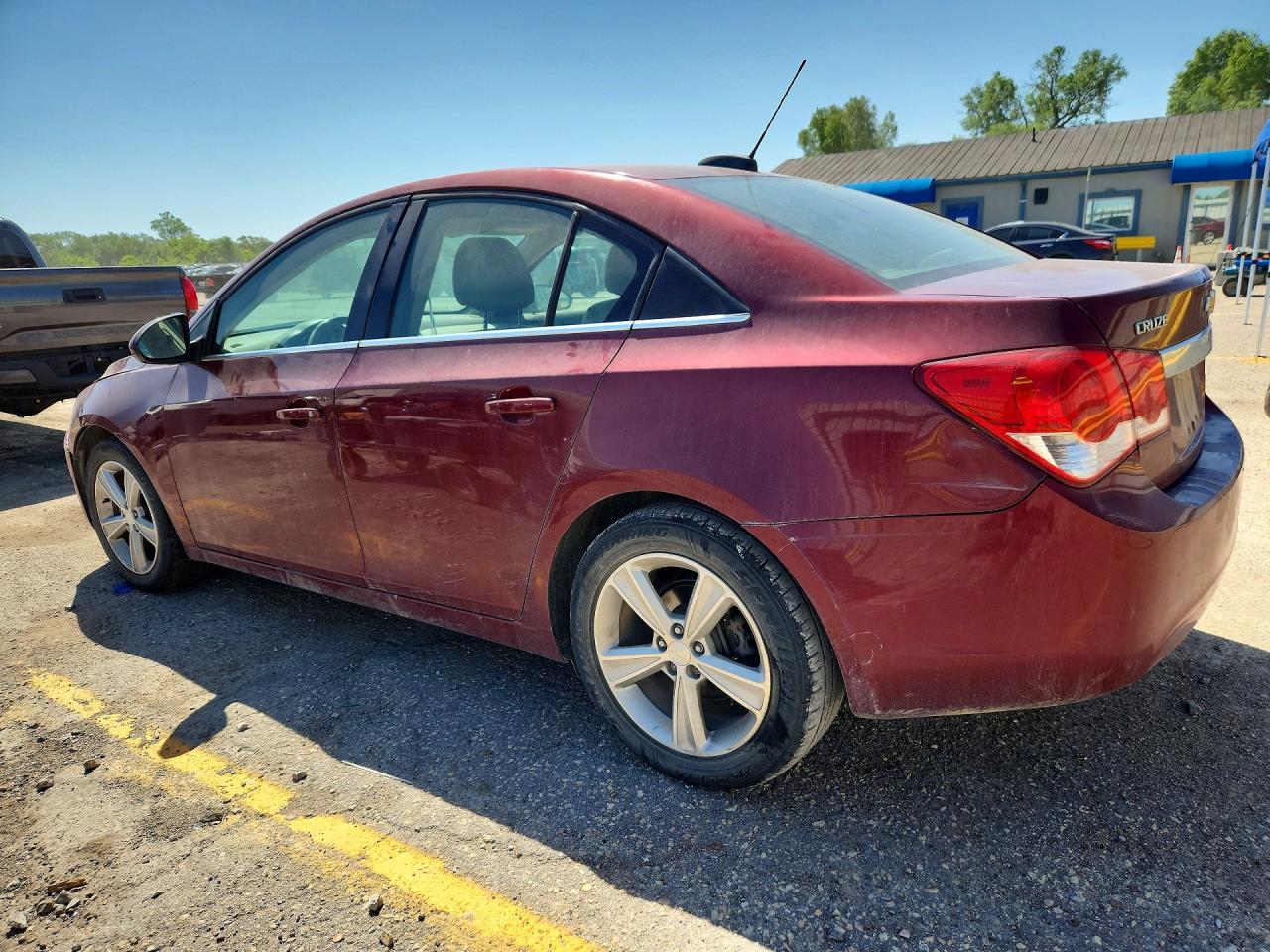 2015 Chevrolet Cruze Lt Burgundy vin: 1G1PE5SB0F7184800