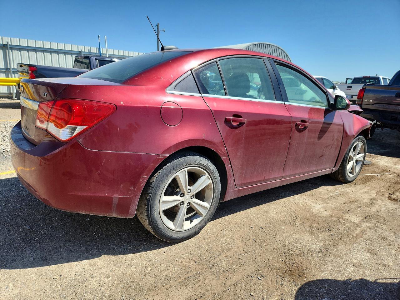 2015 Chevrolet Cruze Lt Burgundy vin: 1G1PE5SB0F7184800