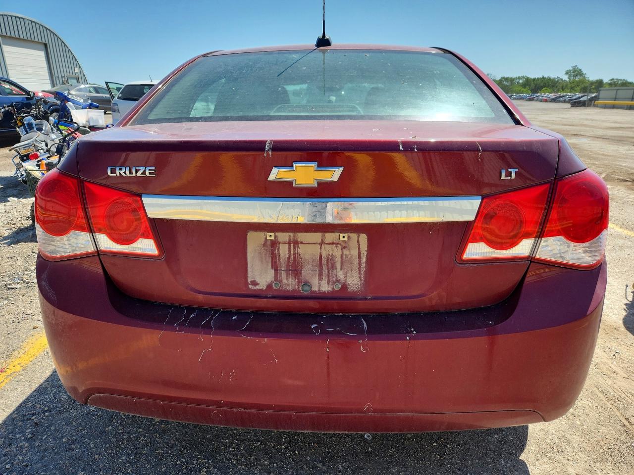 2015 Chevrolet Cruze Lt Burgundy vin: 1G1PE5SB0F7184800