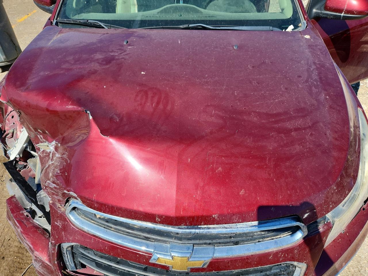2015 Chevrolet Cruze Lt Burgundy vin: 1G1PE5SB0F7184800