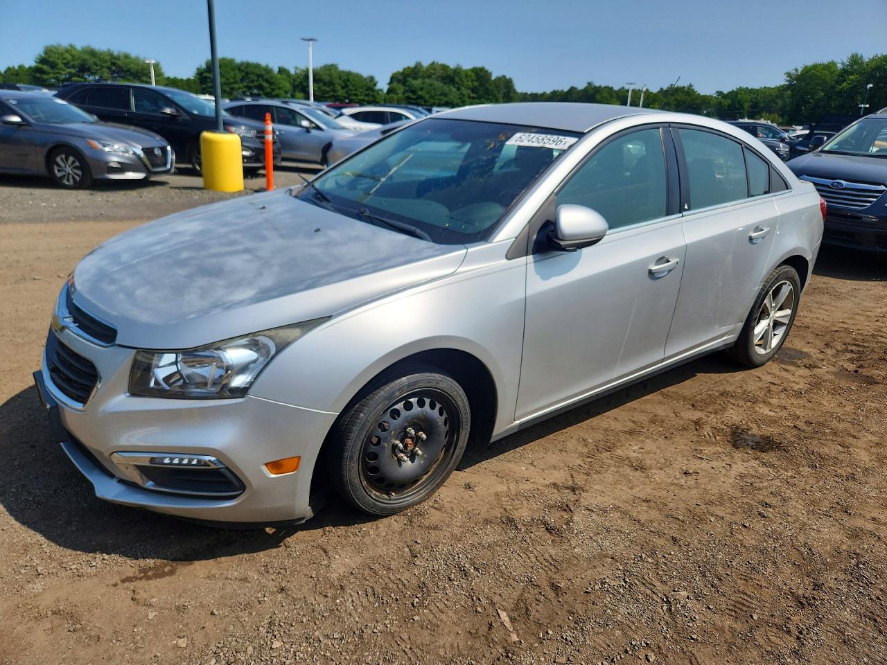 2015 Chevrolet Cruze Lt Silver vin: 1G1PE5SB0F7200204