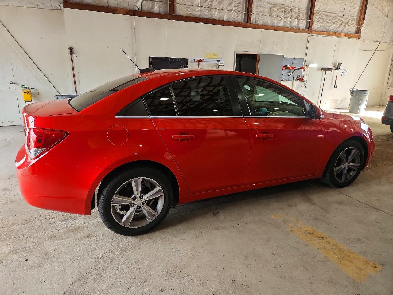 2015 Chevrolet Cruze Lt Red vin: 1G1PE5SB0F7226186