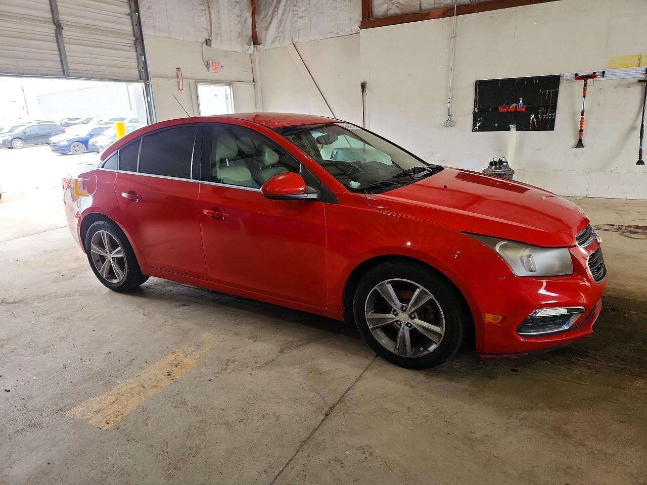 2015 Chevrolet Cruze Lt Red vin: 1G1PE5SB0F7226186