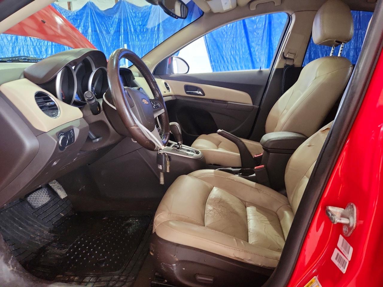 2015 Chevrolet Cruze Lt Red vin: 1G1PE5SB0F7226186