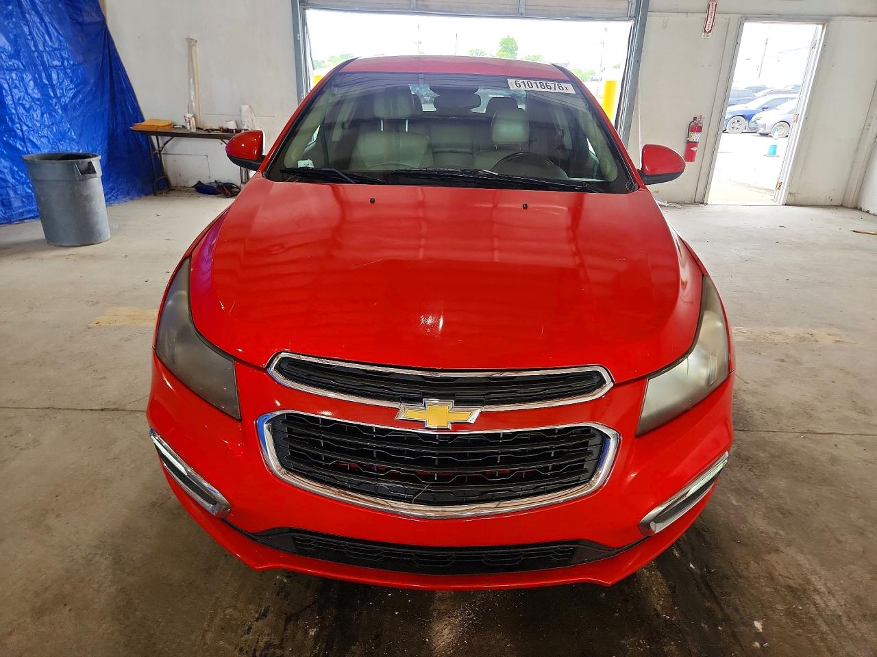 2015 Chevrolet Cruze Lt Red vin: 1G1PE5SB0F7226186