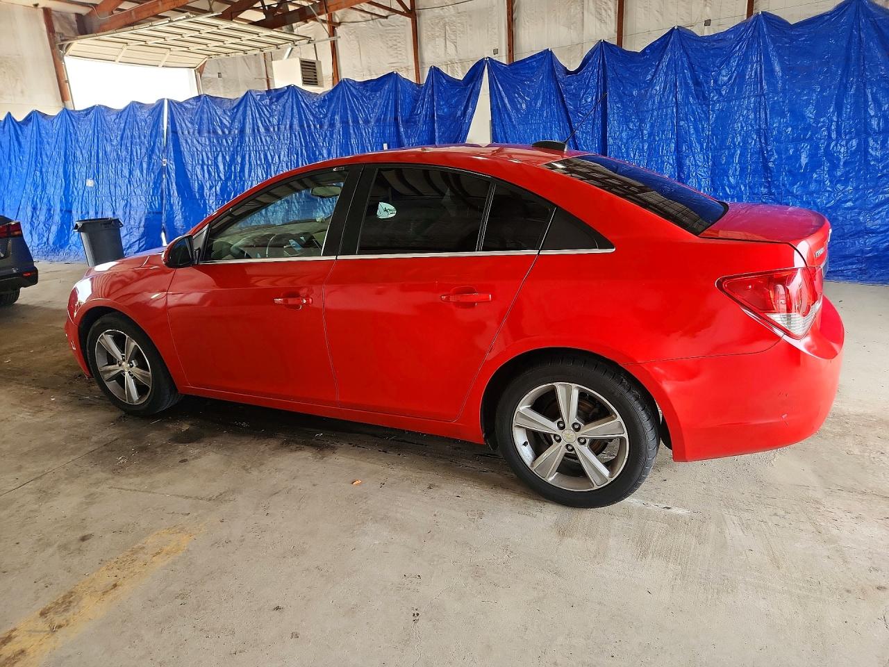 2015 Chevrolet Cruze Lt Red vin: 1G1PE5SB0F7226186