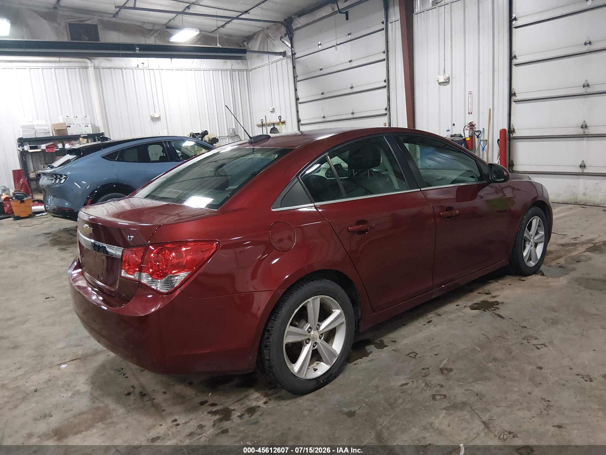 2015 Chevrolet Cruze 2lt Auto Red vin: 1G1PE5SB0F7232523