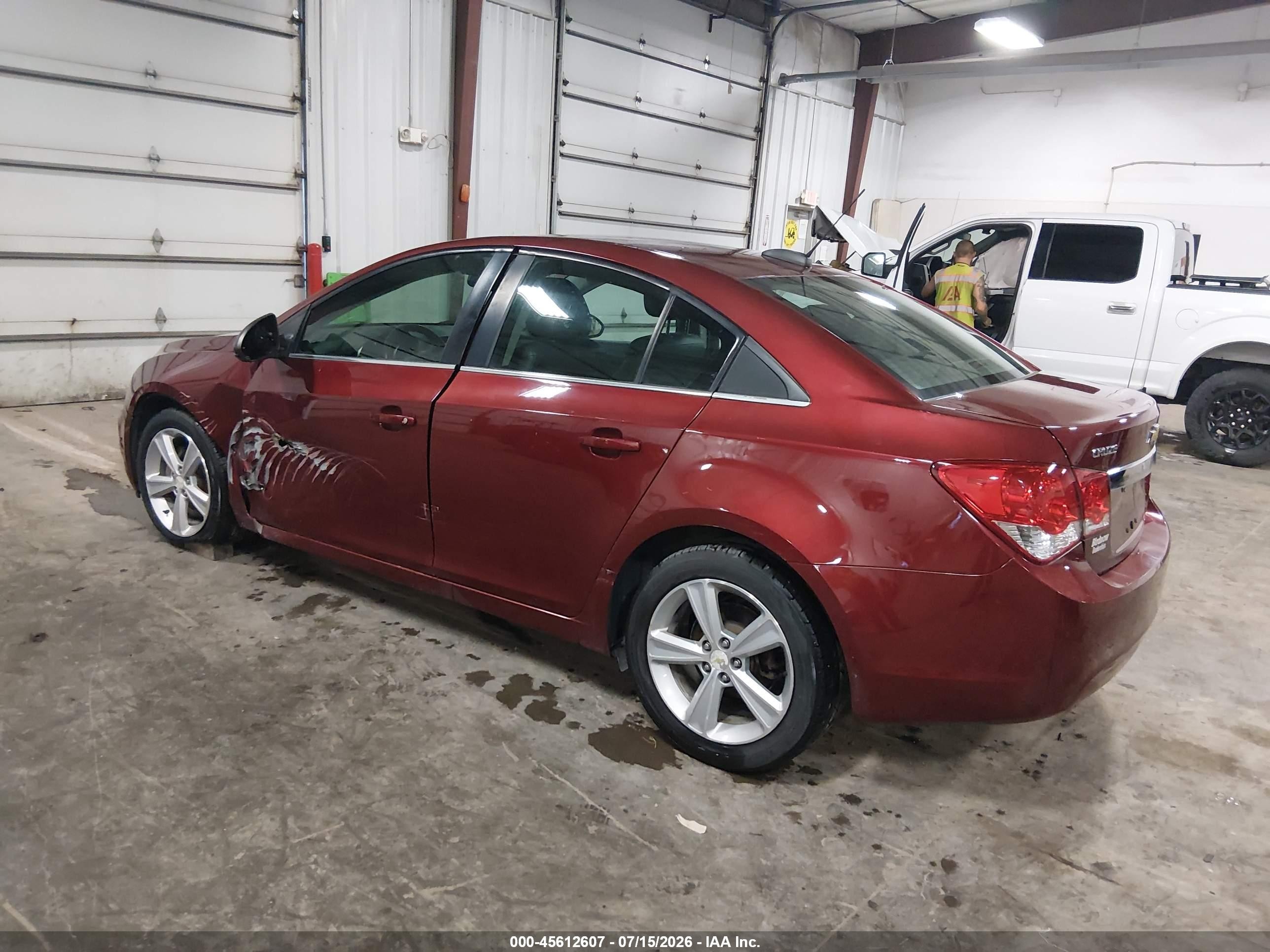 2015 Chevrolet Cruze 2lt Auto Red vin: 1G1PE5SB0F7232523