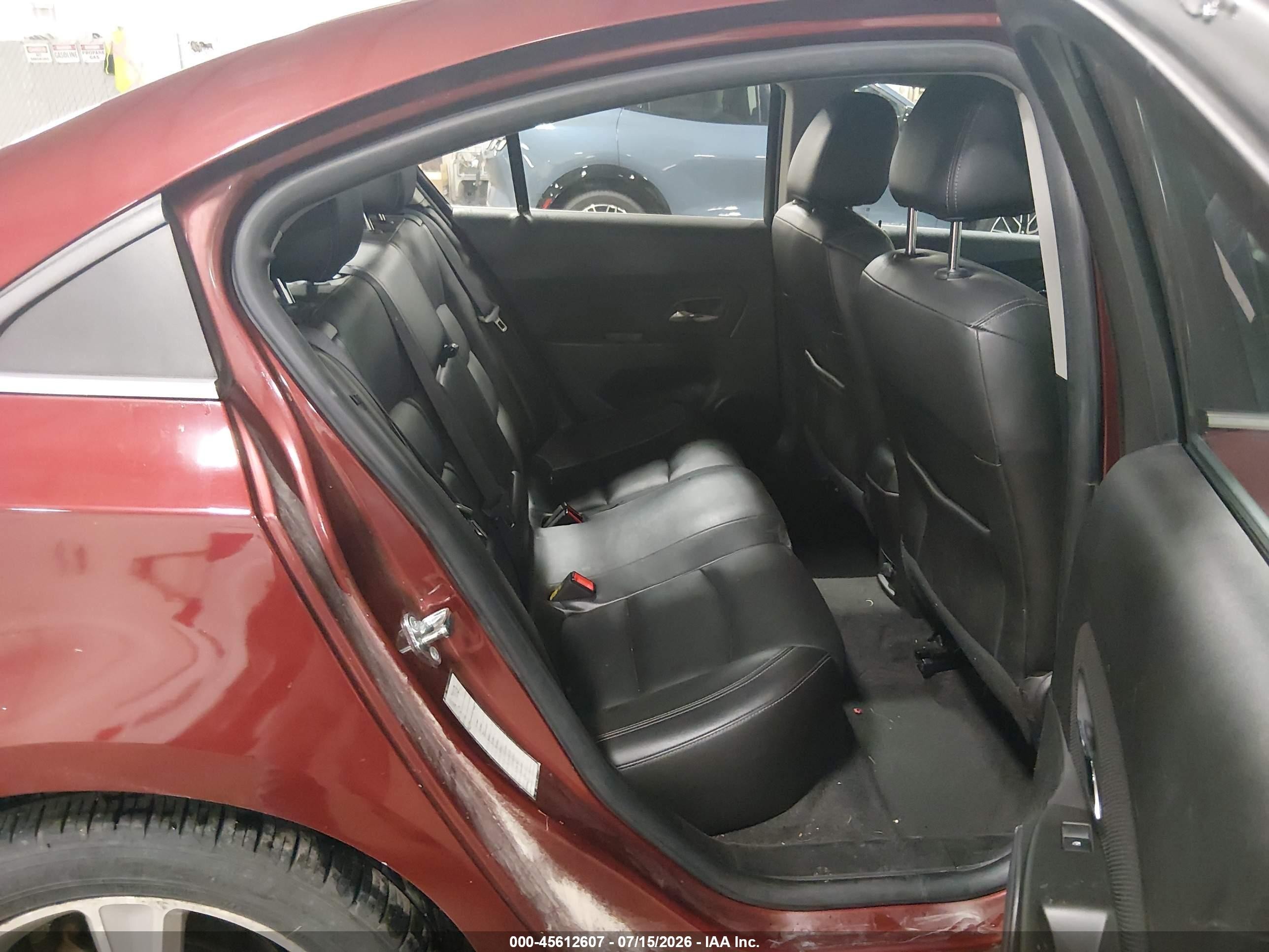 2015 Chevrolet Cruze 2lt Auto Red vin: 1G1PE5SB0F7232523