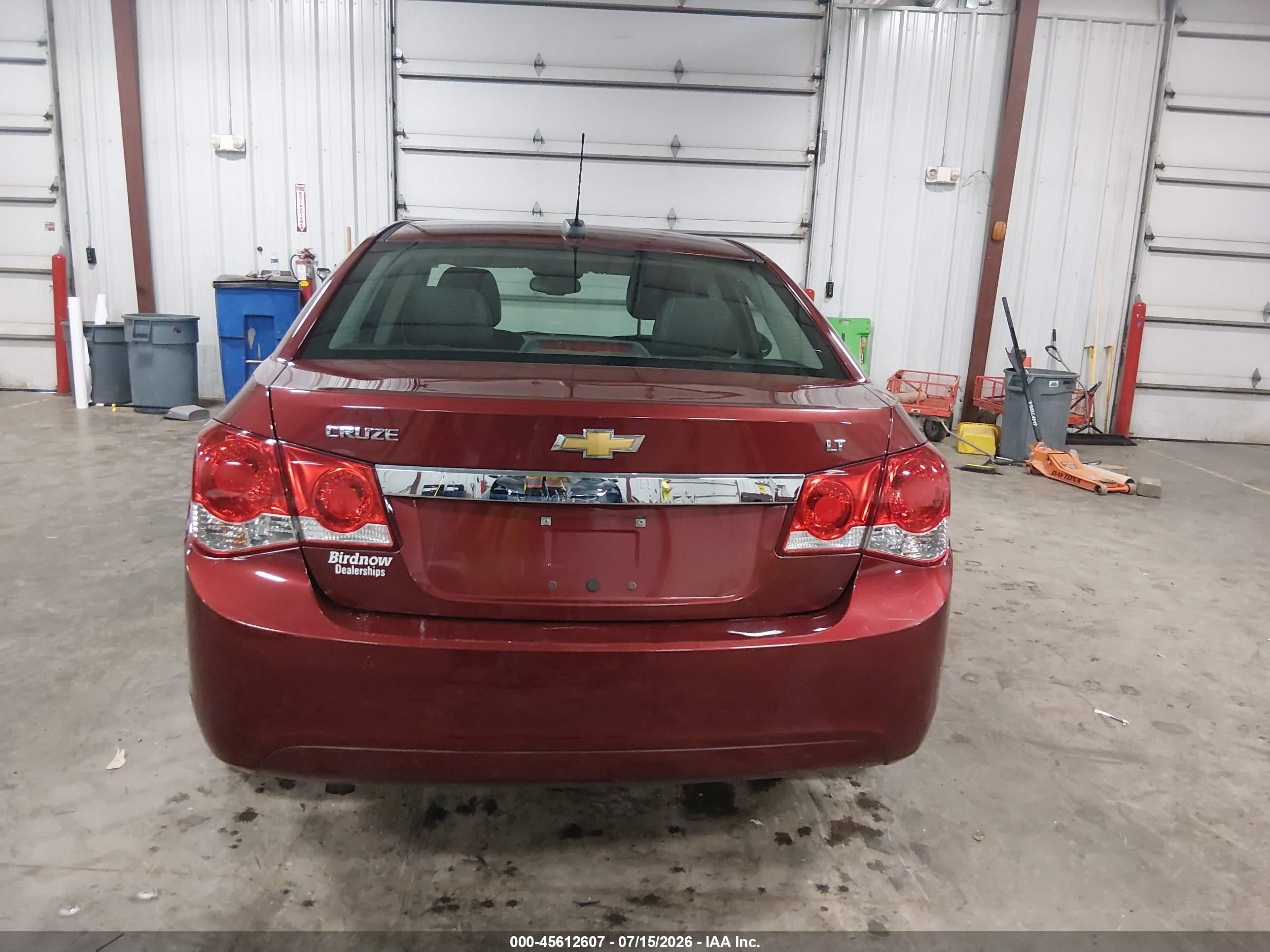 2015 Chevrolet Cruze 2lt Auto Red vin: 1G1PE5SB0F7232523