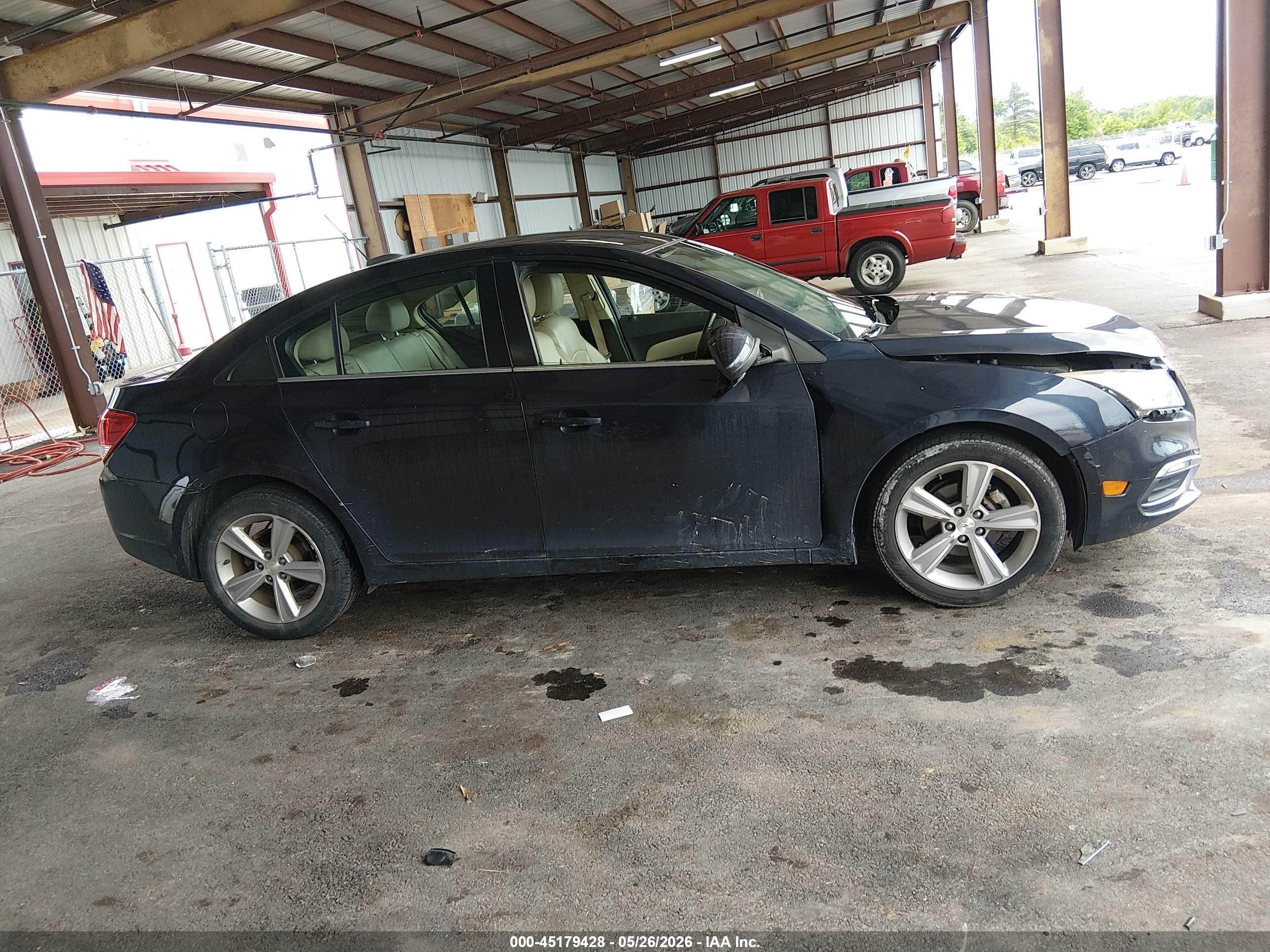 2015 Chevrolet Cruze 2lt Auto Blue vin: 1G1PE5SB0F7235518
