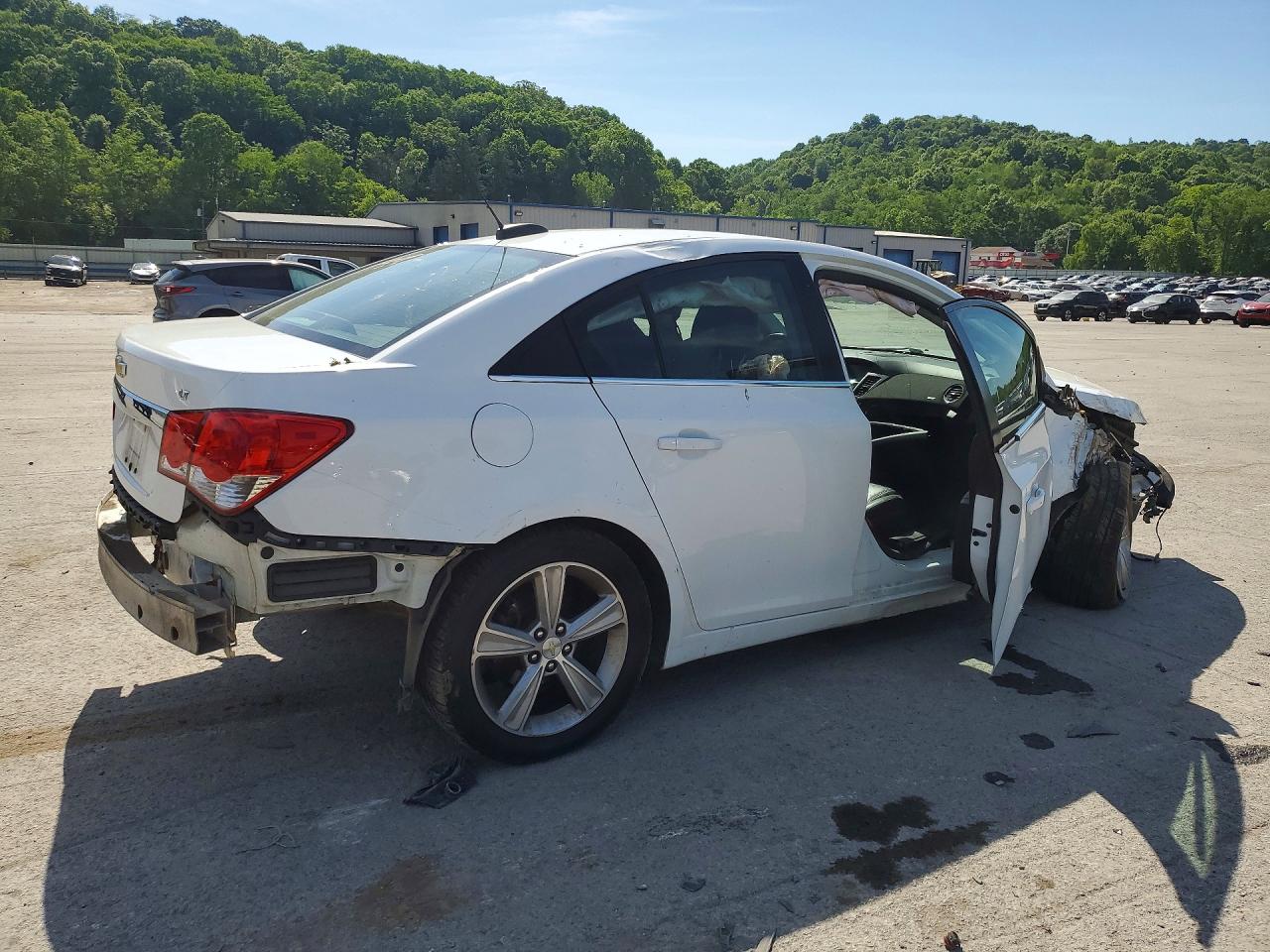 2015 Chevrolet Cruze Lt White vin: 1G1PE5SB0F7262850