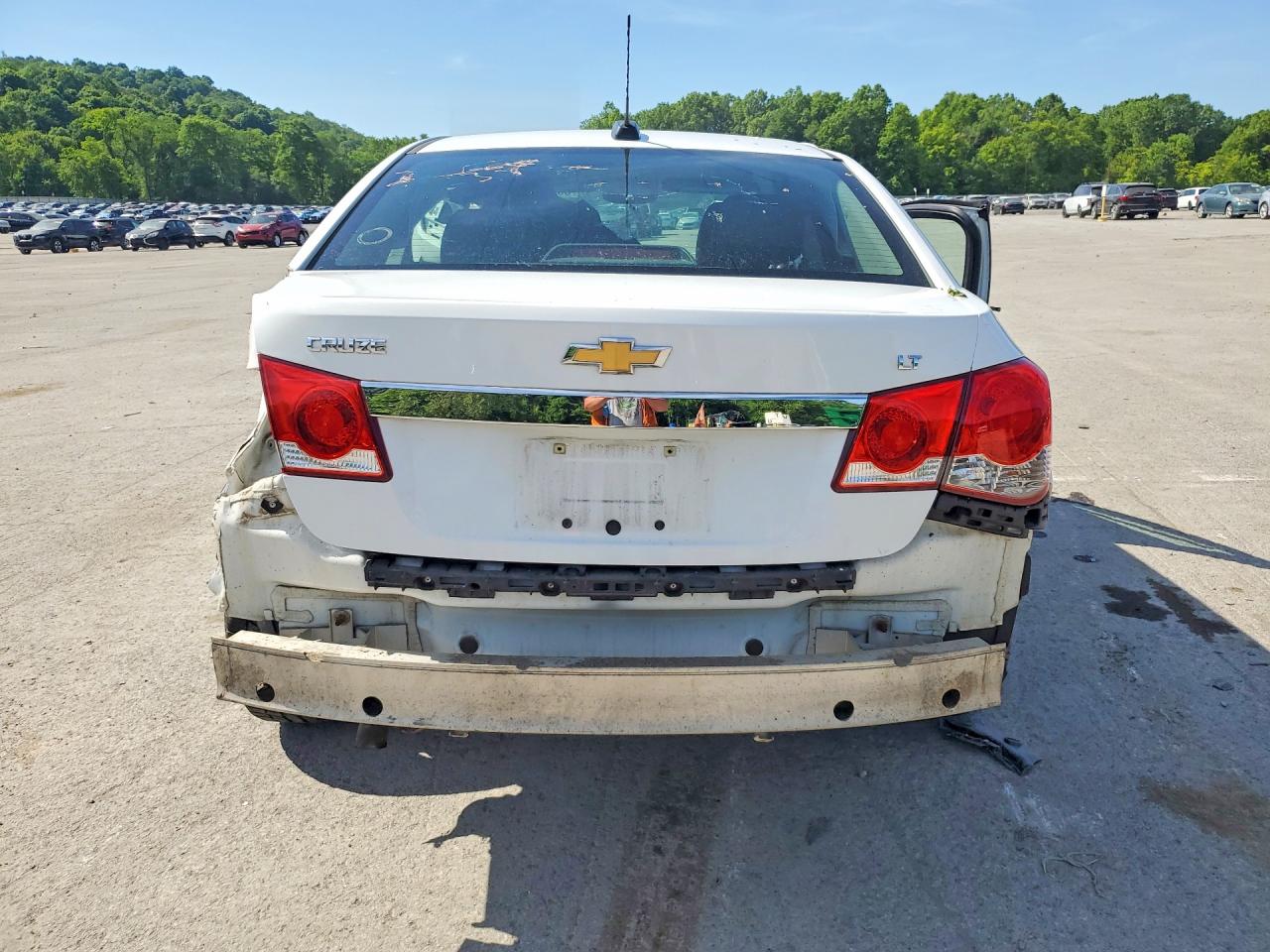2015 Chevrolet Cruze Lt White vin: 1G1PE5SB0F7262850
