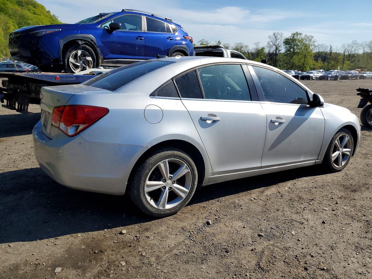 2013 Chevrolet Cruze Lt Silver vin: 1G1PE5SB1D7117362