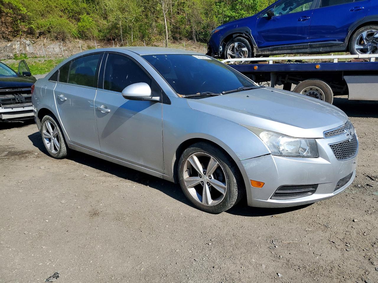 2013 Chevrolet Cruze Lt Silver vin: 1G1PE5SB1D7117362