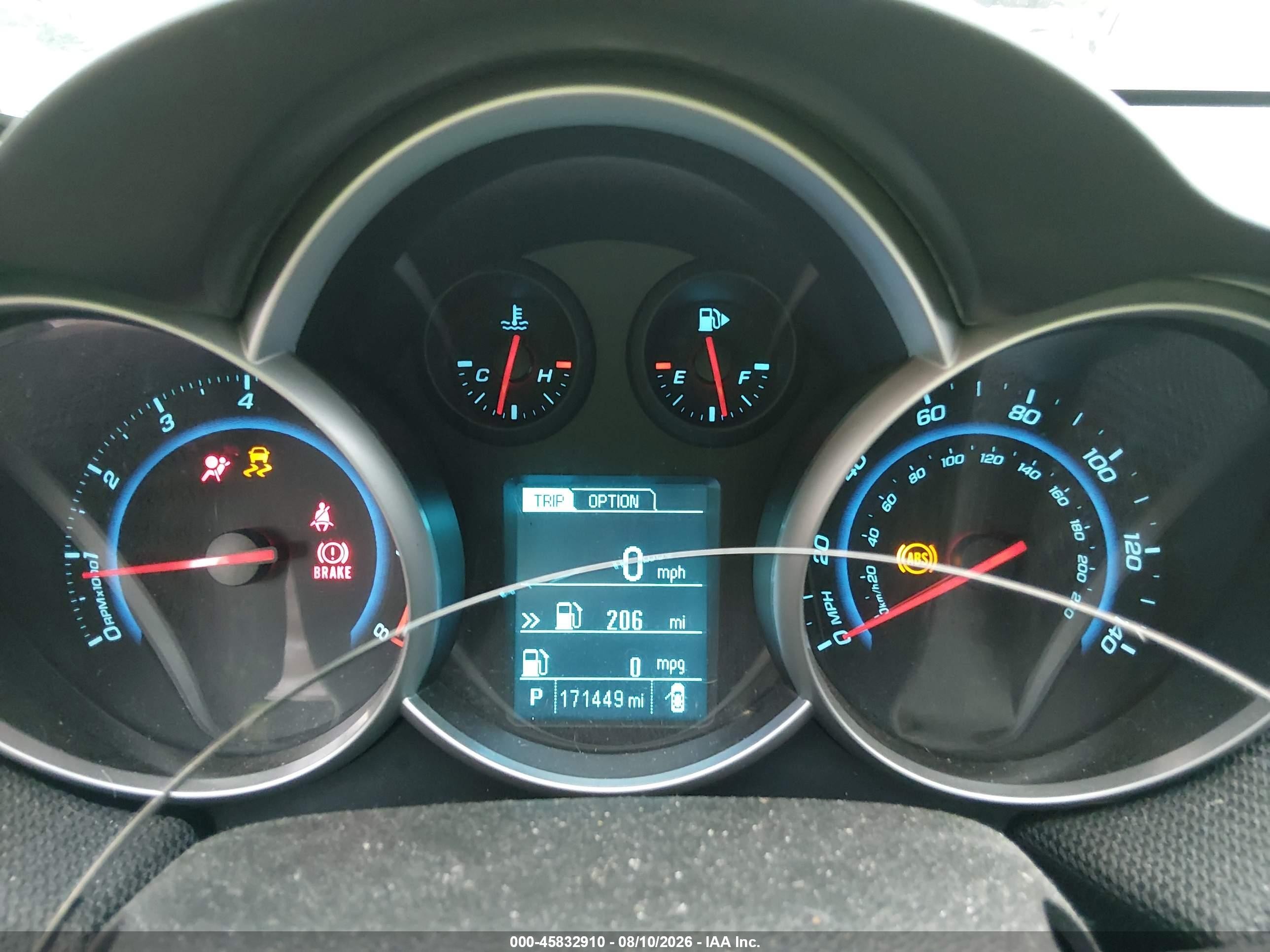 2013 Chevrolet Cruze 2lt Auto White vin: 1G1PE5SB1D7122125