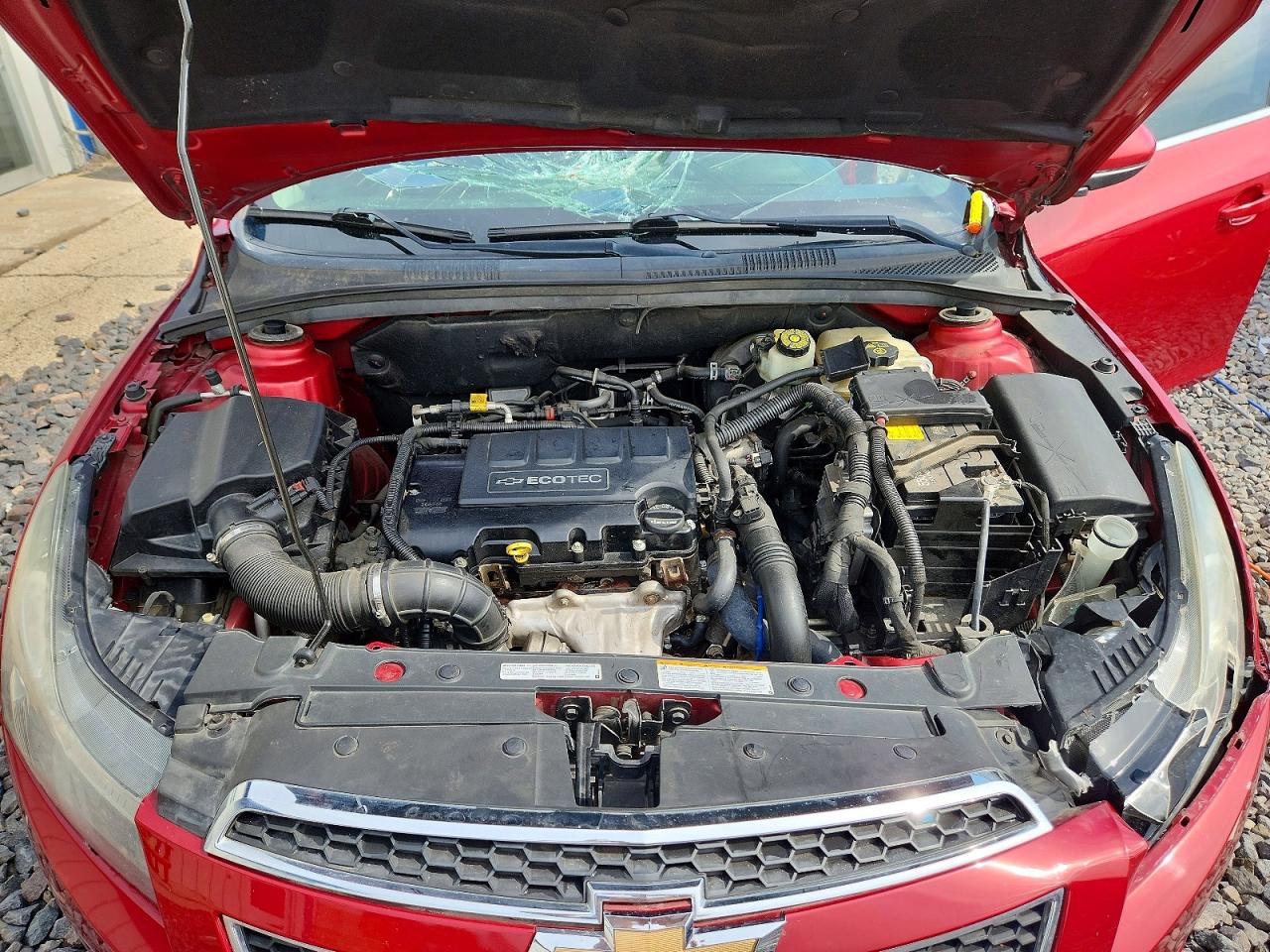 2013 Chevrolet Cruze Lt Burgundy vin: 1G1PE5SB1D7195074