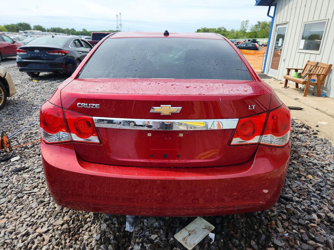 2013 Chevrolet Cruze Lt Burgundy vin: 1G1PE5SB1D7195074