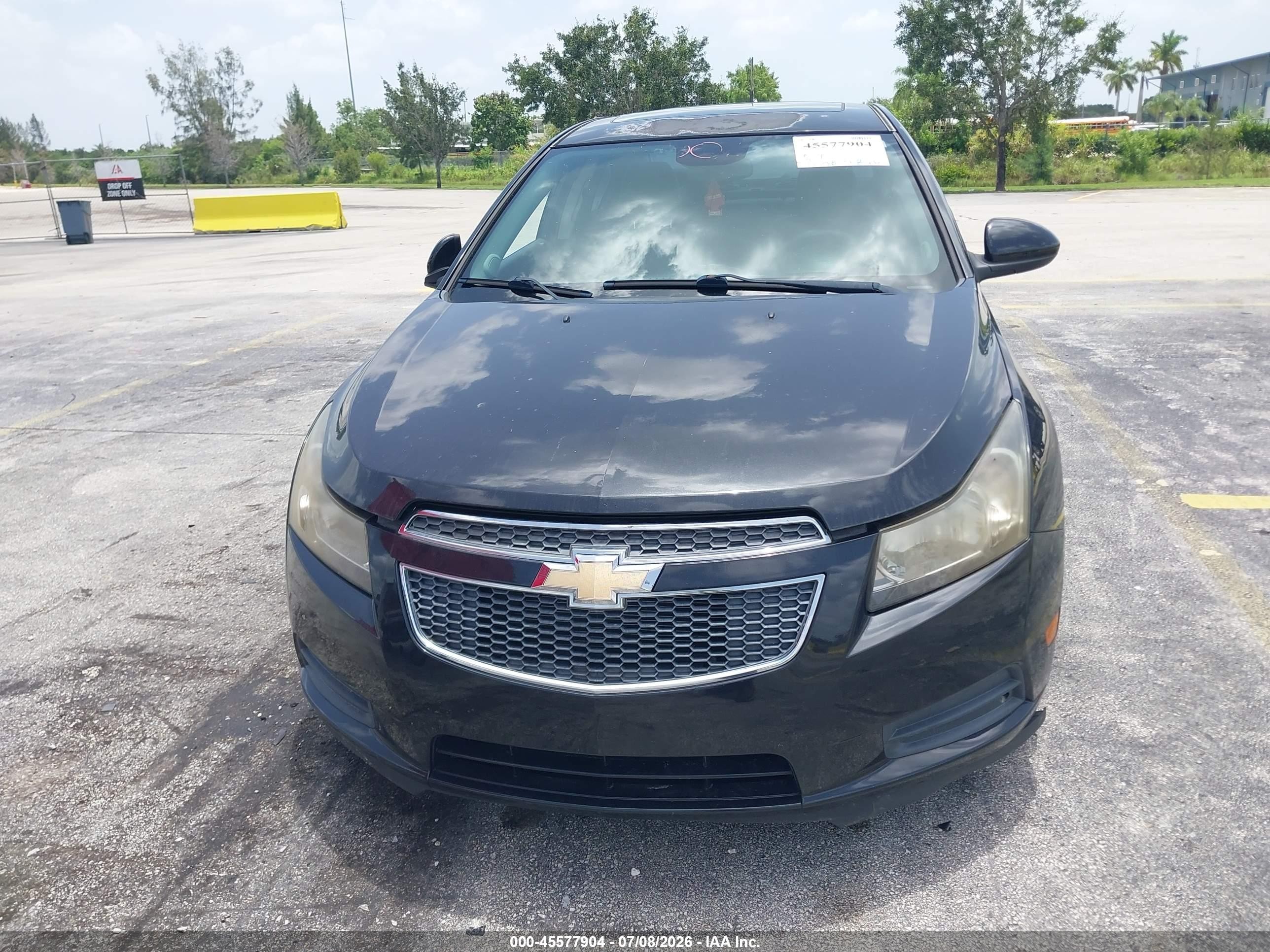 2014 Chevrolet Cruze 2lt Auto Black vin: 1G1PE5SB1E7120912