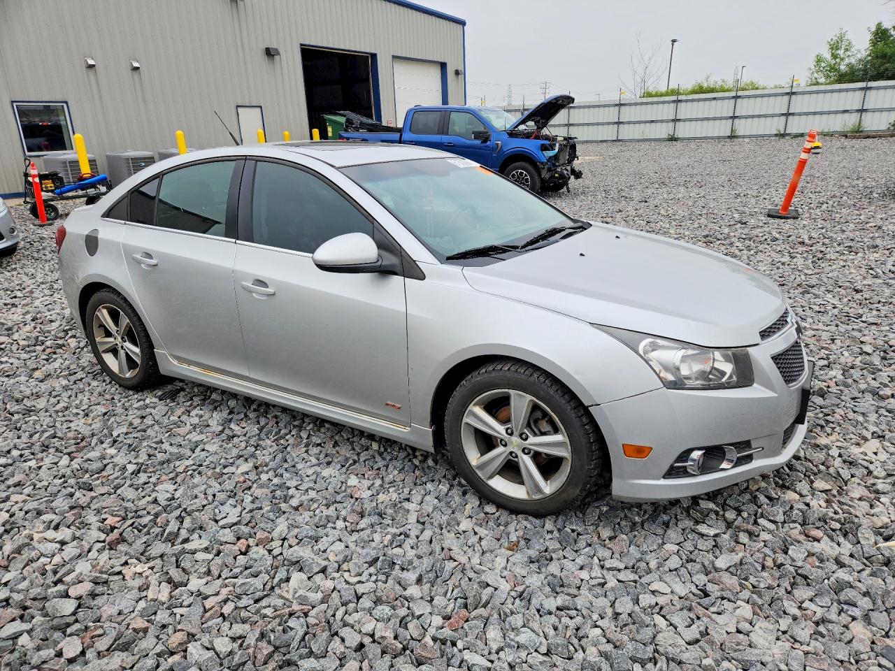 2014 Chevrolet Cruze Lt Silver vin: 1G1PE5SB1E7212960