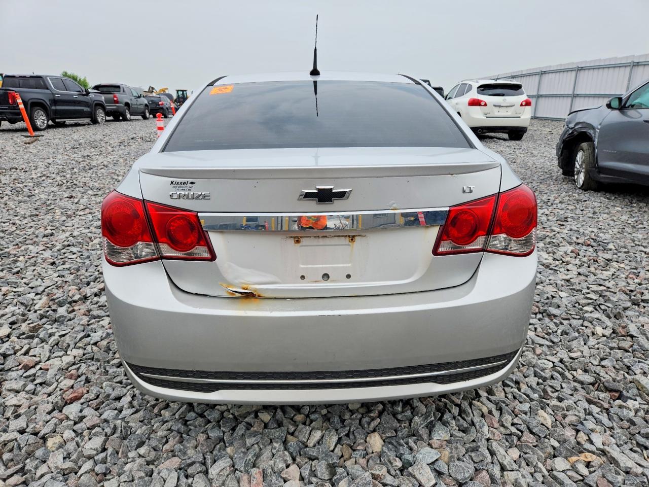 2014 Chevrolet Cruze Lt Silver vin: 1G1PE5SB1E7212960