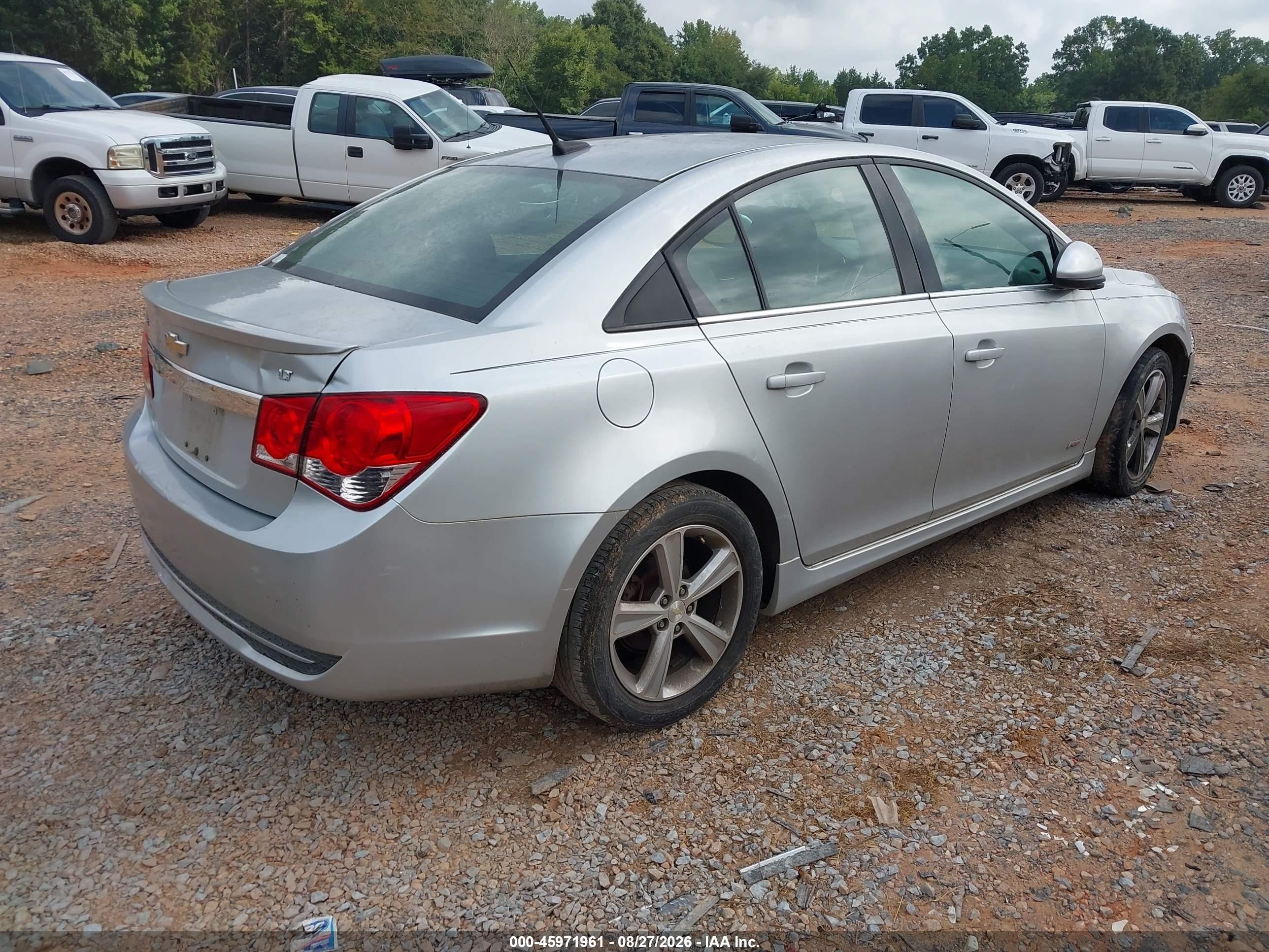 2014 Chevrolet Cruze 2lt Auto Silver vin: 1G1PE5SB1E7234649