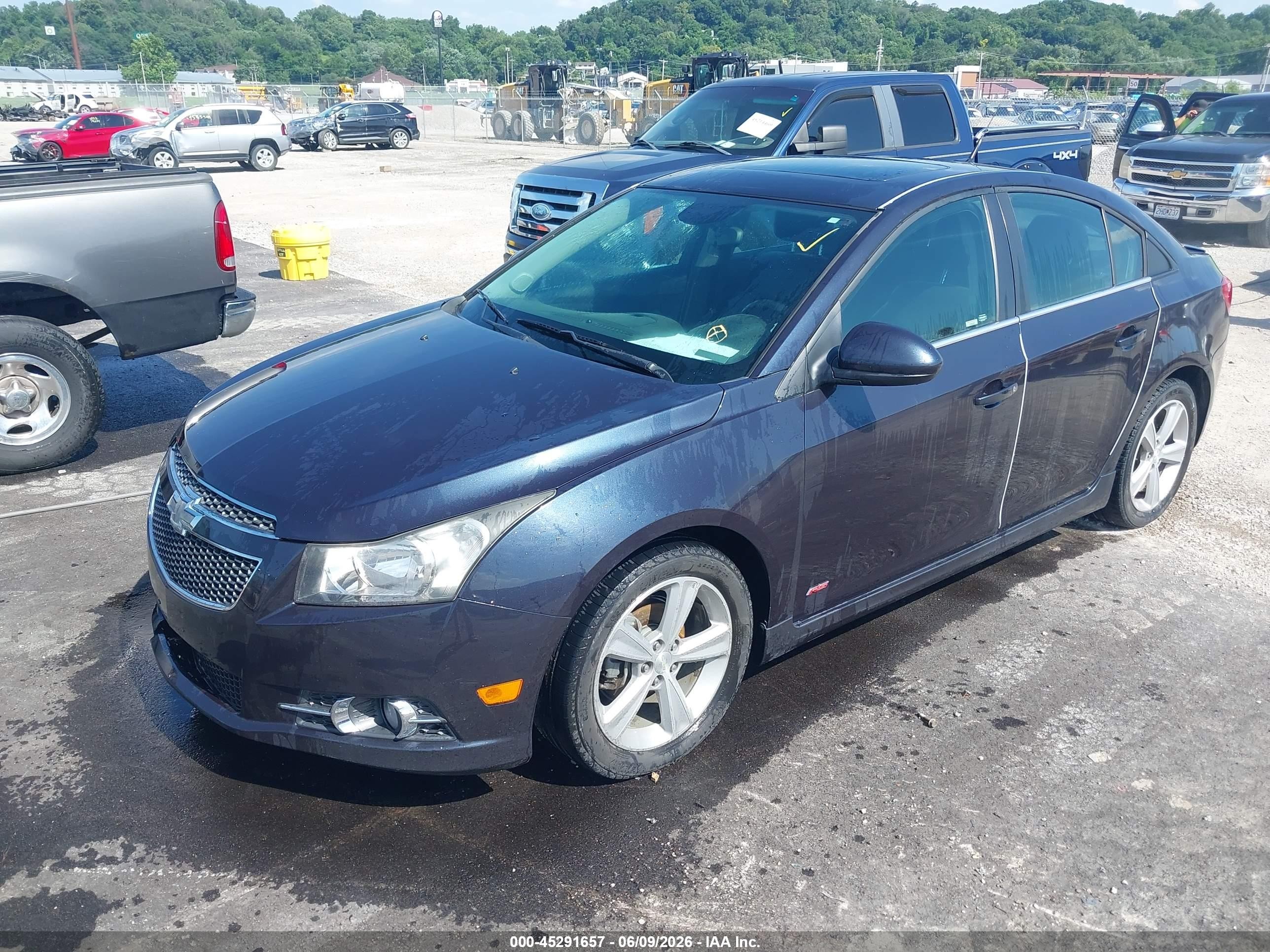 2014 Chevrolet Cruze 2lt Auto Blue vin: 1G1PE5SB1E7259194