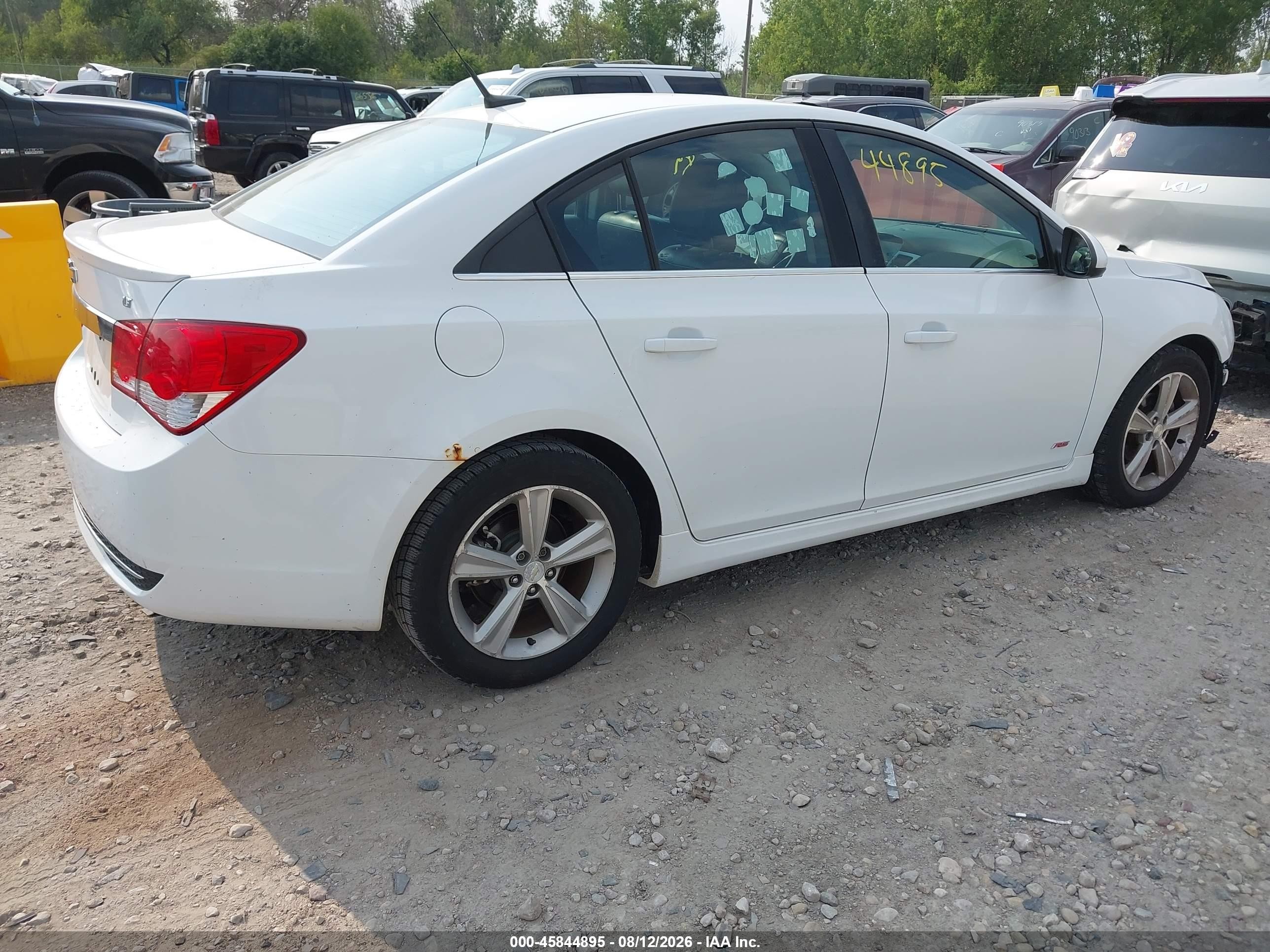 2014 Chevrolet Cruze 2lt Auto White vin: 1G1PE5SB1E7282121