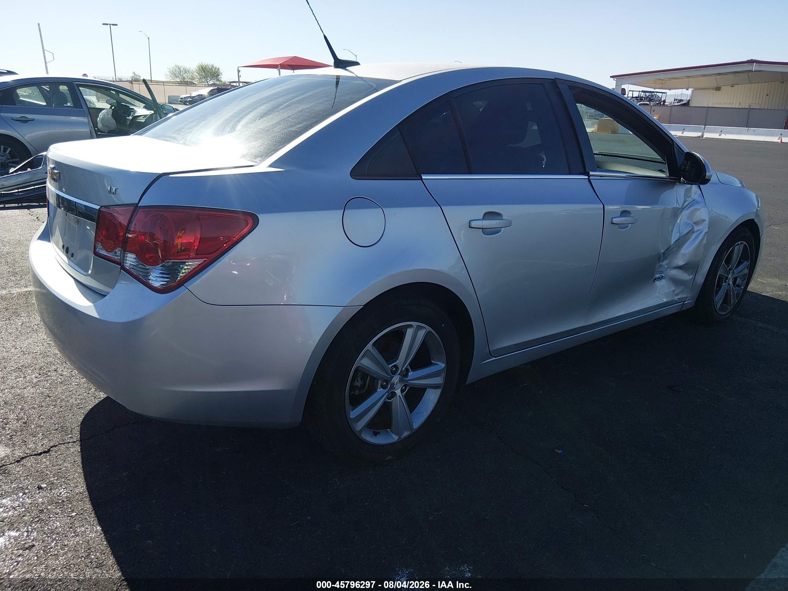 2014 Chevrolet Cruze 2lt Auto Silver vin: 1G1PE5SB1E7301492