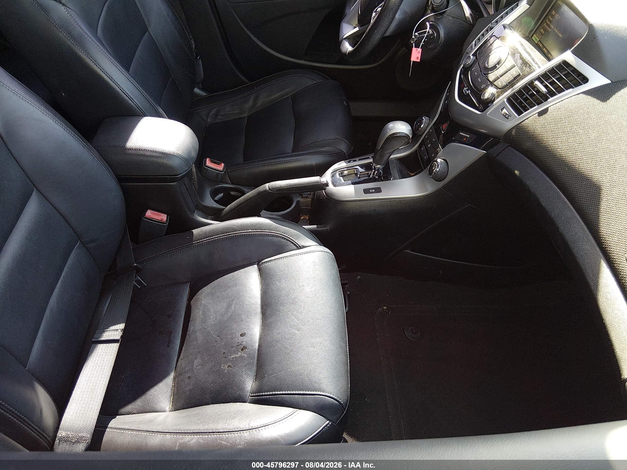 2014 Chevrolet Cruze 2lt Auto Silver vin: 1G1PE5SB1E7301492