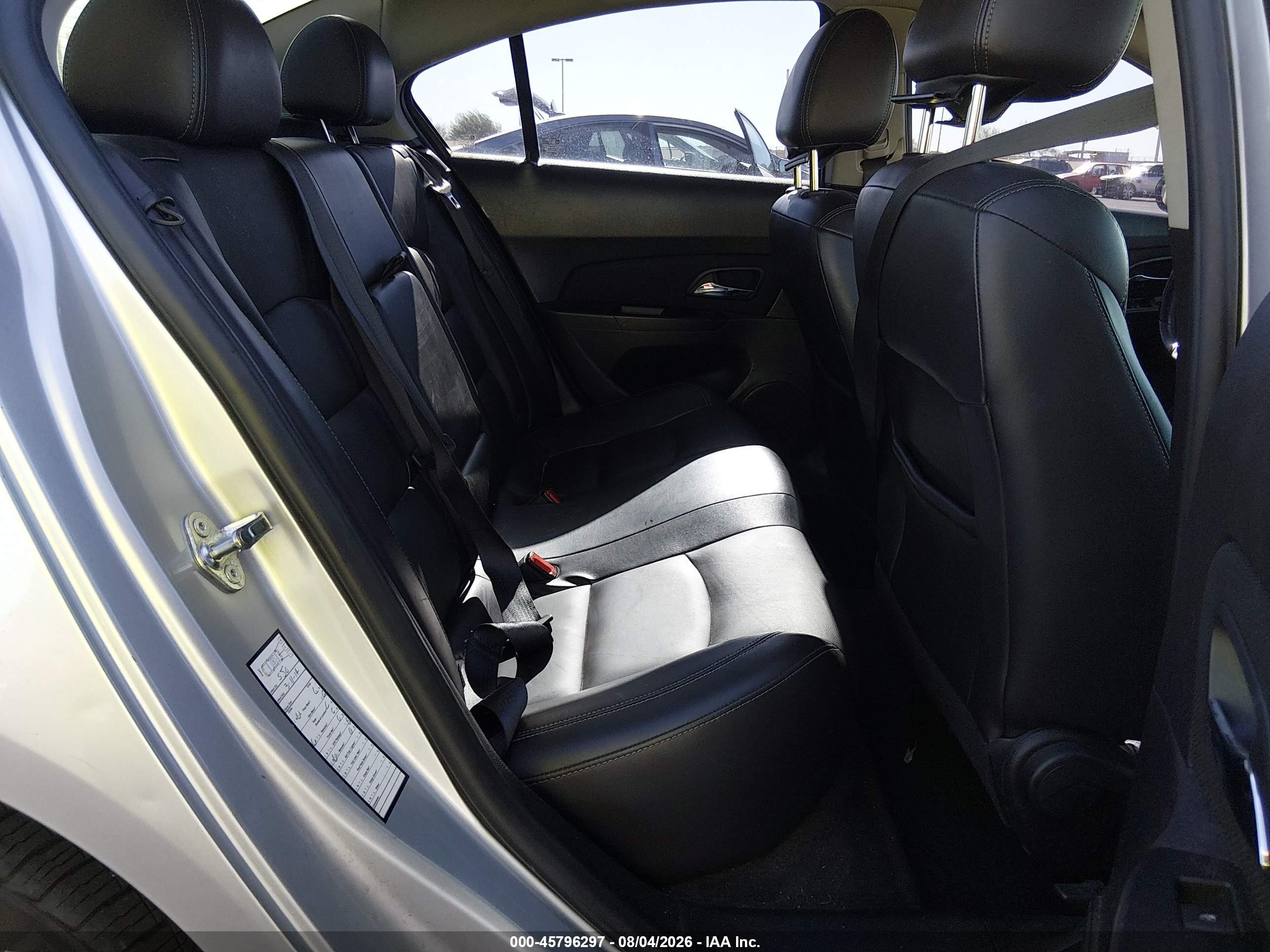 2014 Chevrolet Cruze 2lt Auto Silver vin: 1G1PE5SB1E7301492