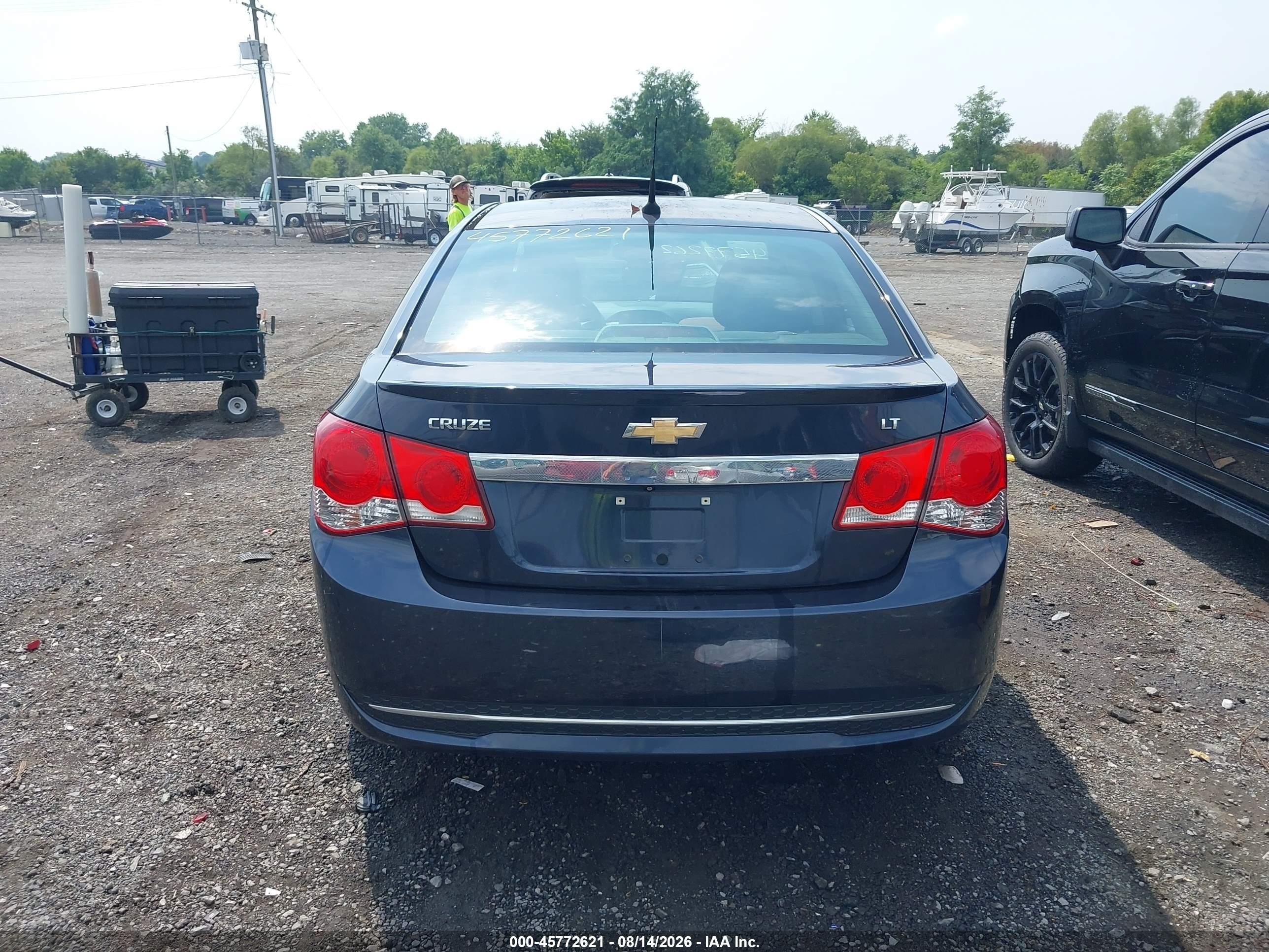 2014 Chevrolet Cruze 2lt Auto Blue vin: 1G1PE5SB1E7326988