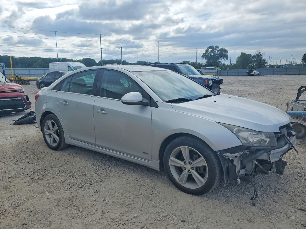 2015 Chevrolet Cruze Lt Silver vin: 1G1PE5SB1F7101326