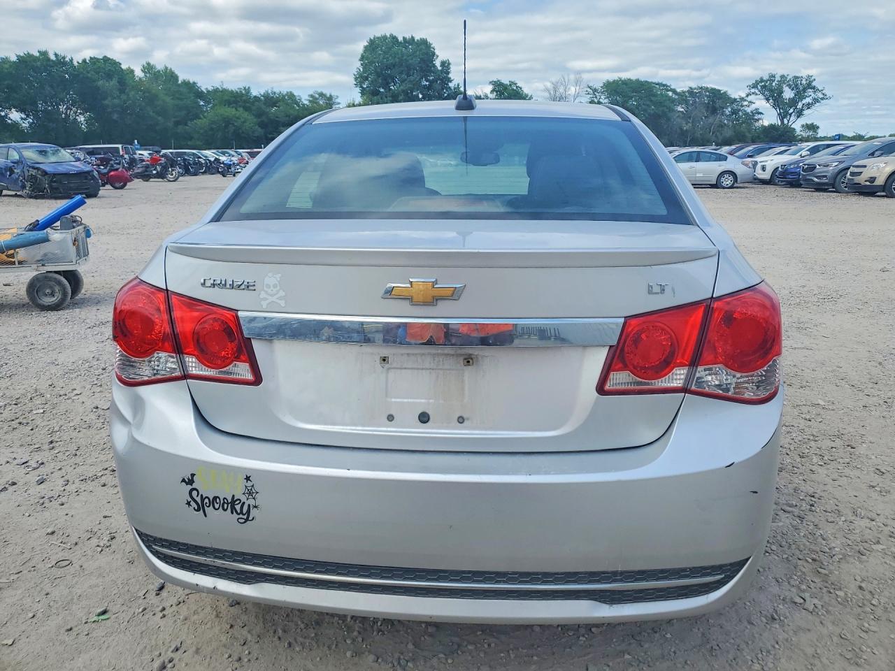 2015 Chevrolet Cruze Lt Silver vin: 1G1PE5SB1F7101326