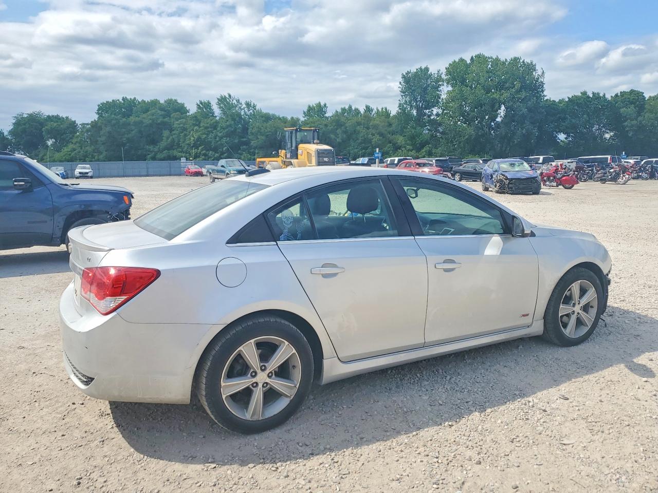 2015 Chevrolet Cruze Lt Silver vin: 1G1PE5SB1F7101326