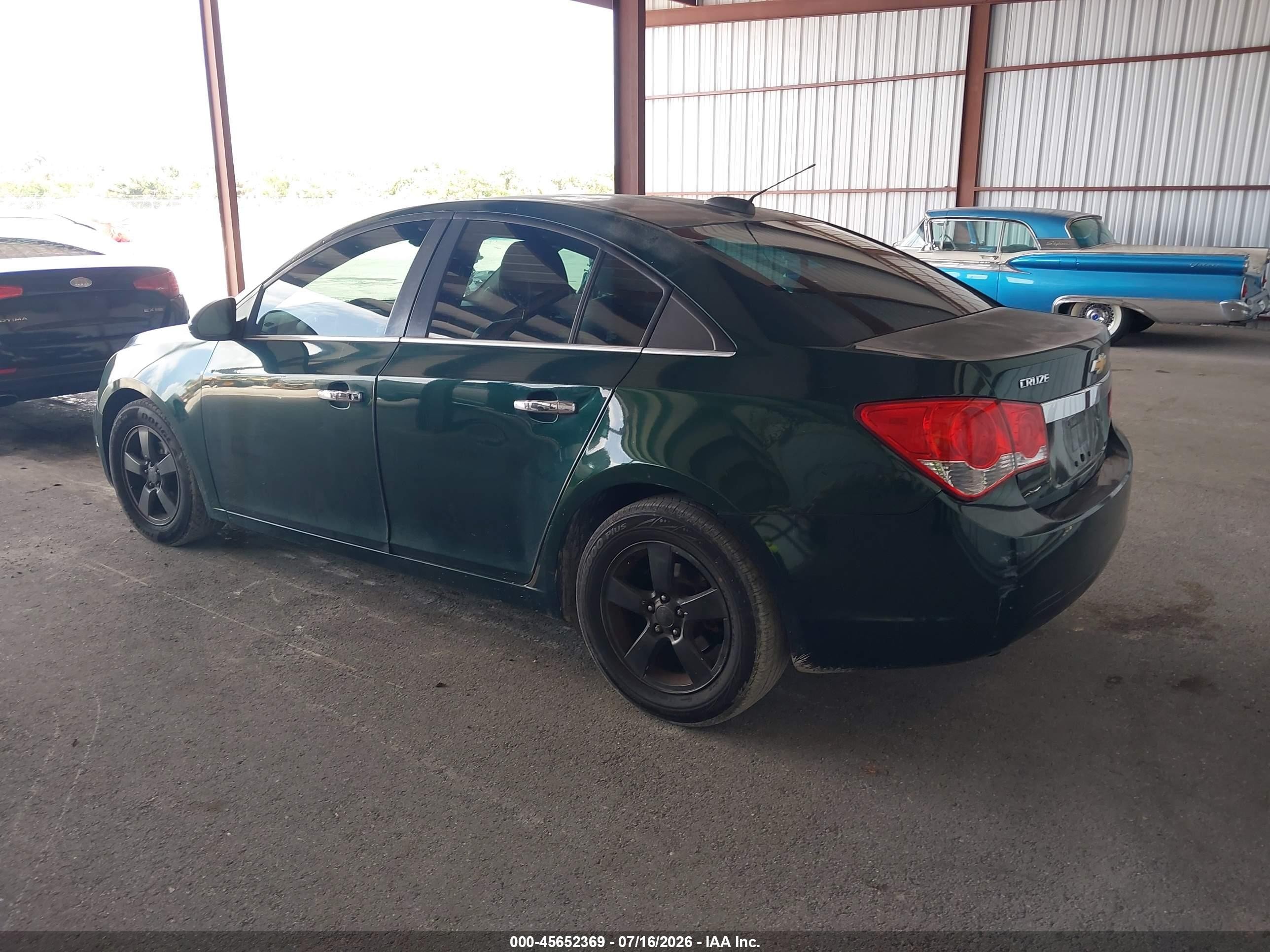 2015 Chevrolet Cruze 2lt Auto Green vin: 1G1PE5SB1F7172378