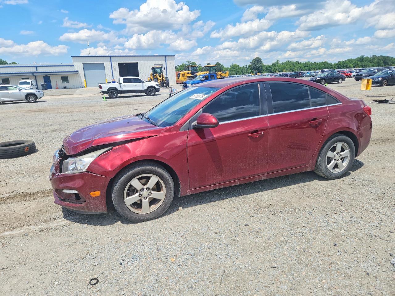 2016 Chevrolet Cruze Limited Lt Burgundy vin: 1G1PE5SB1G7186959