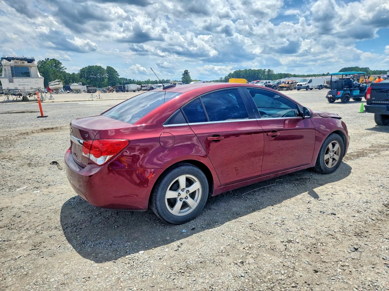 2016 Chevrolet Cruze Limited Lt Burgundy vin: 1G1PE5SB1G7186959