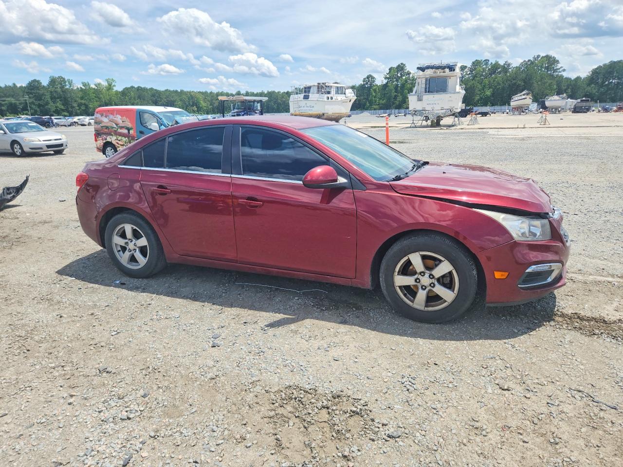 2016 Chevrolet Cruze Limited Lt Burgundy vin: 1G1PE5SB1G7186959
