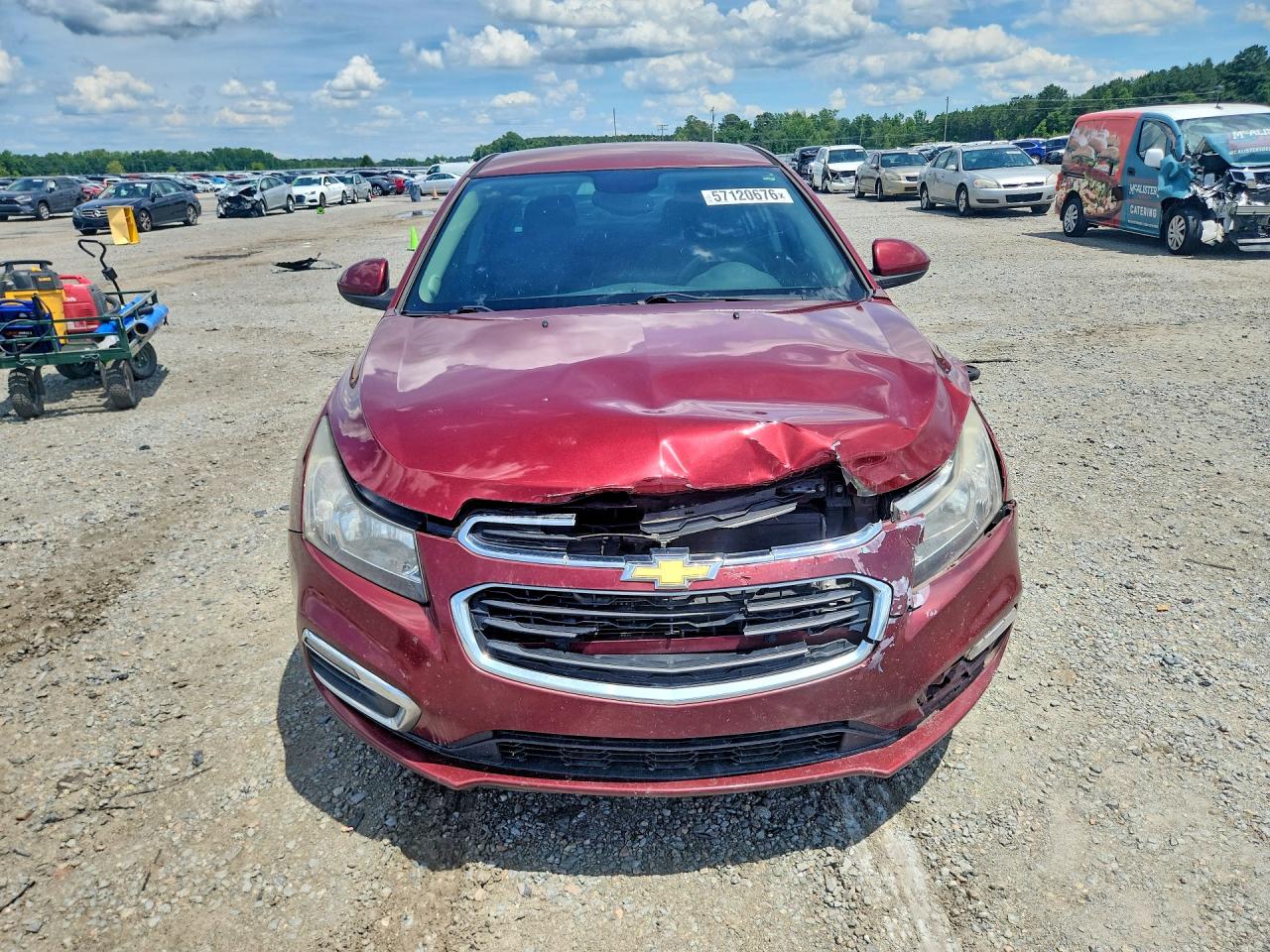 2016 Chevrolet Cruze Limited Lt Burgundy vin: 1G1PE5SB1G7186959
