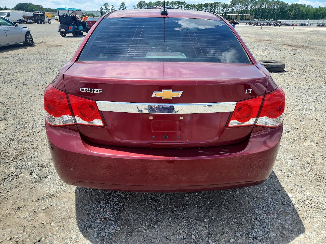 2016 Chevrolet Cruze Limited Lt Burgundy vin: 1G1PE5SB1G7186959