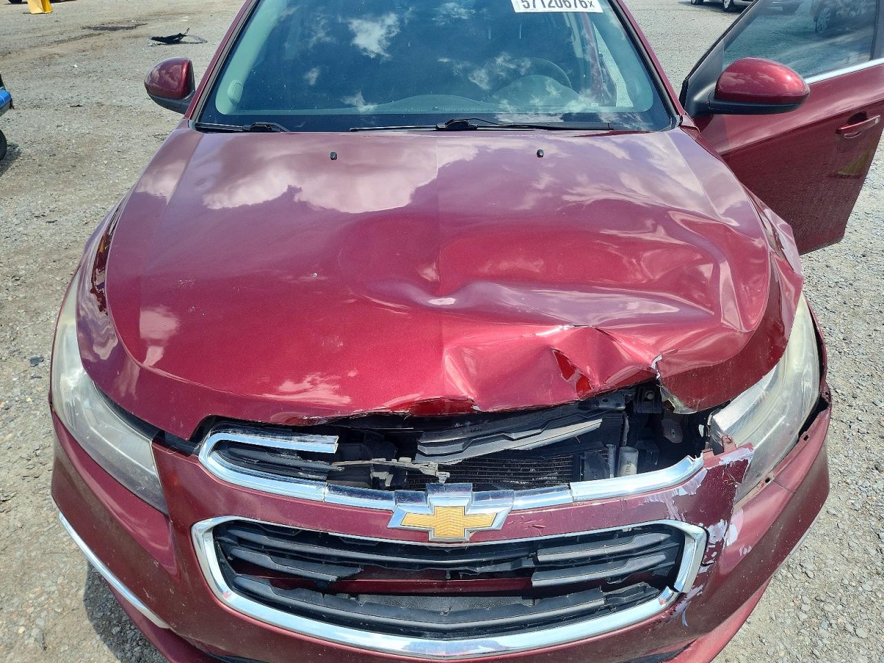 2016 Chevrolet Cruze Limited Lt Burgundy vin: 1G1PE5SB1G7186959