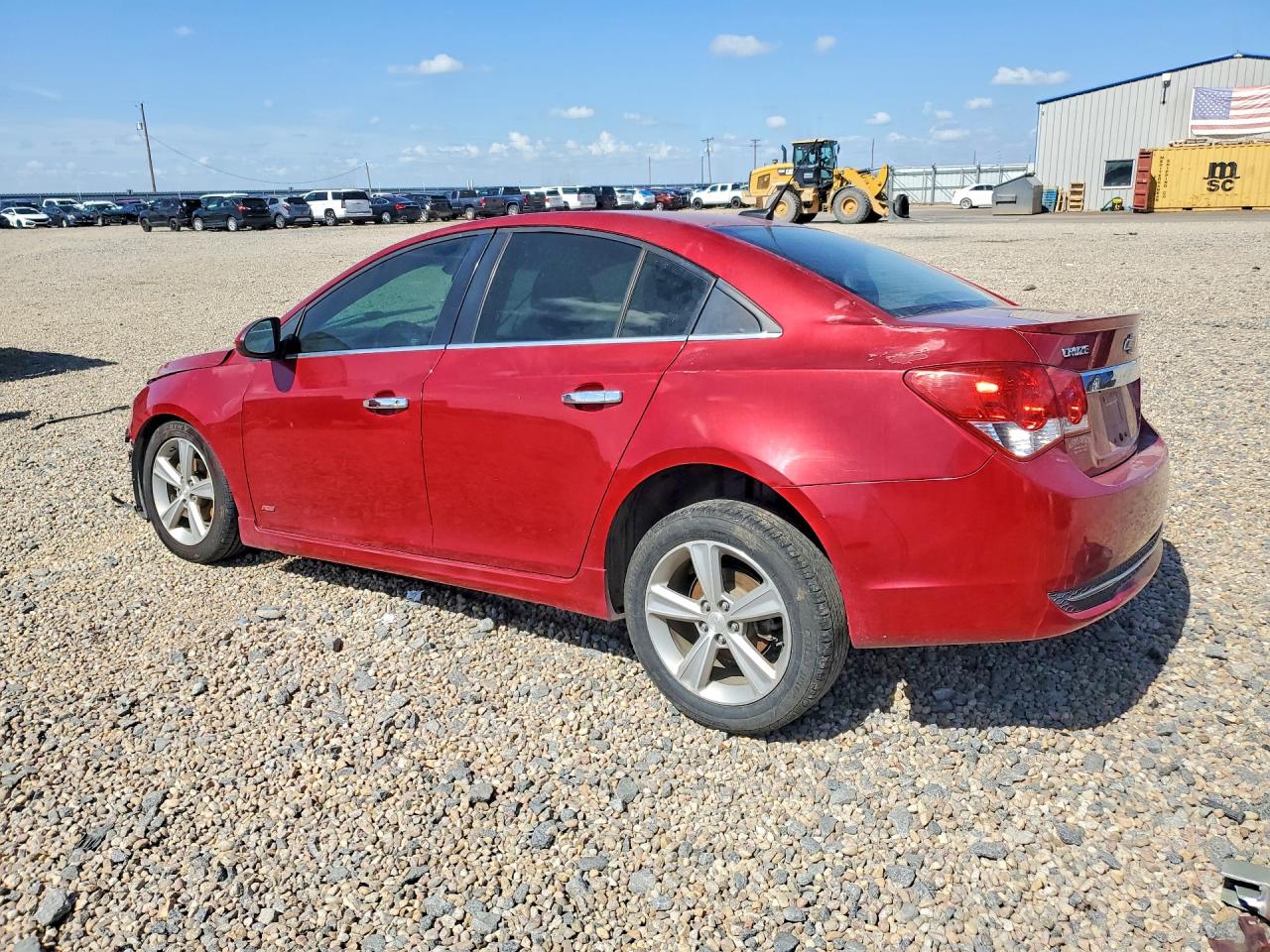 2013 Chevrolet Cruze Lt Red vin: 1G1PE5SB2D7116530